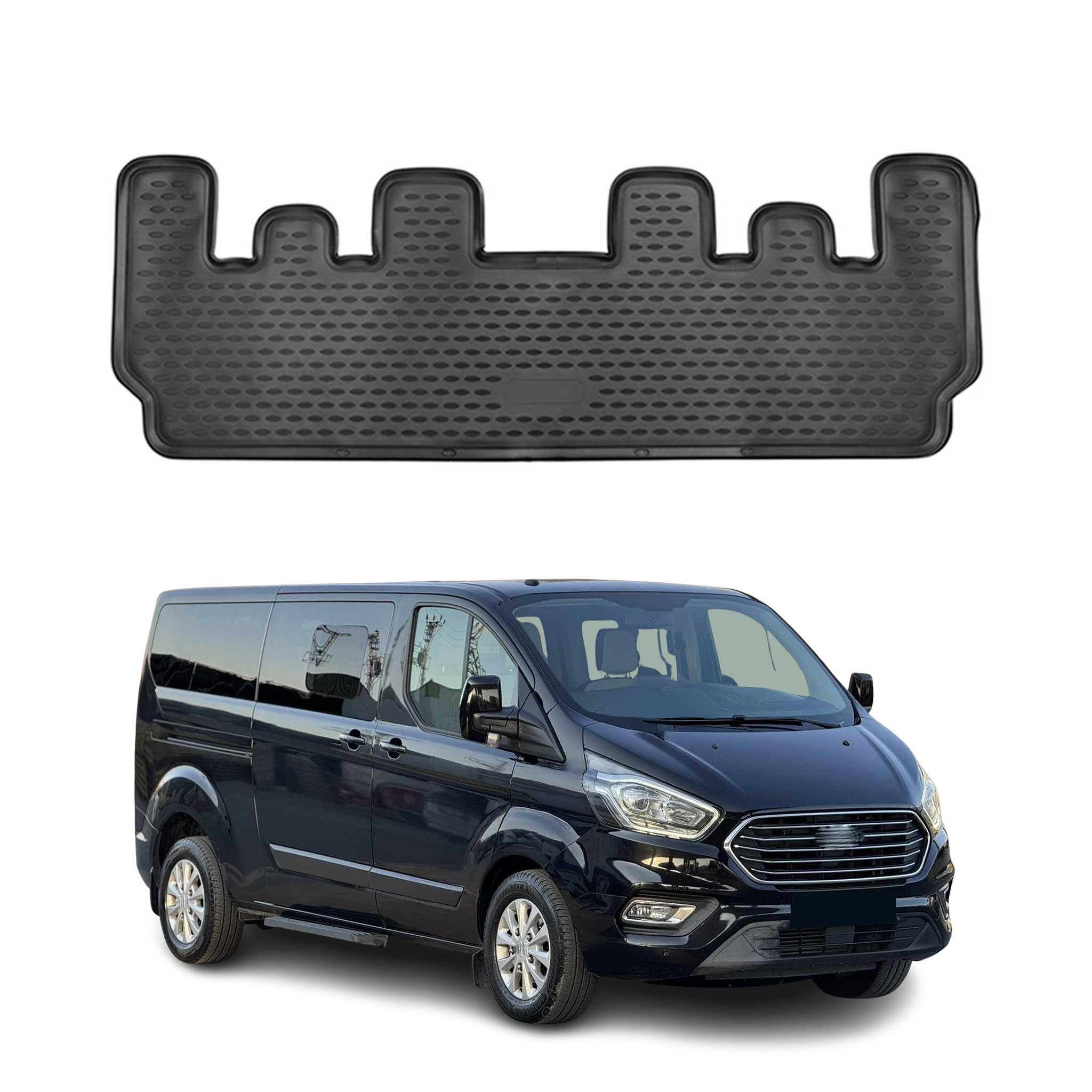 OMAC Auto-Fußmatten für Ford Tourneo Custom Titanium 2018-2022 2. Reihe TPE (1 St), für Ford Tourneo Custom Titanium 2018-2022 2. Reihe Ford Tourneo Custom Titanium 2018-2022 2. Reihe, Antirutsch,Wasserfest,Einfache Installation