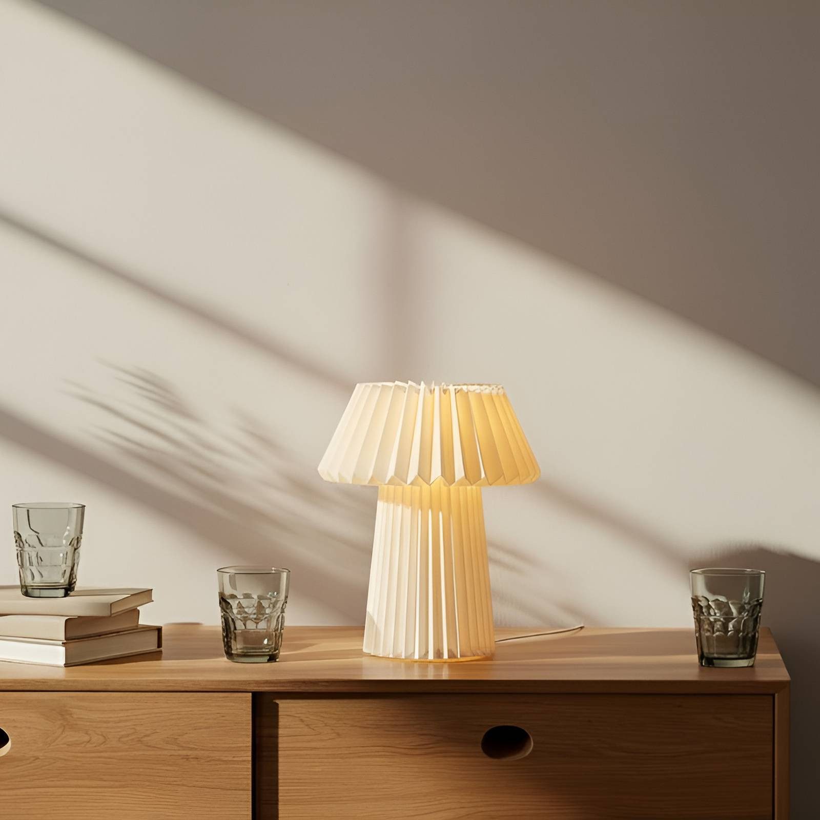 Lindby Tischleuchte Magali, Weiß IP20, 1 x 10 W LED