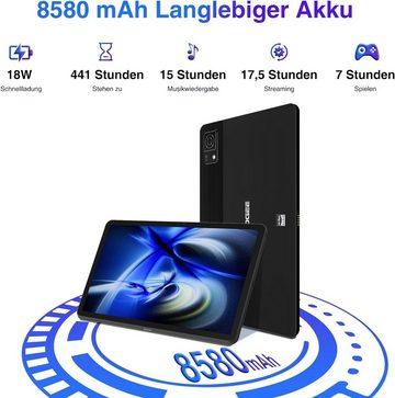 DOOGEE T30 Ultra Table 2.5K Display Helio G99, 32(12+20) GB RAM Tablet (11", 256 GB, ANdriod 13, 4G LTE, mit (2TB TF), 8580mAh/18W, 16+8MP & TÜV & 2.4G/5G WiFi, Widevine L1)