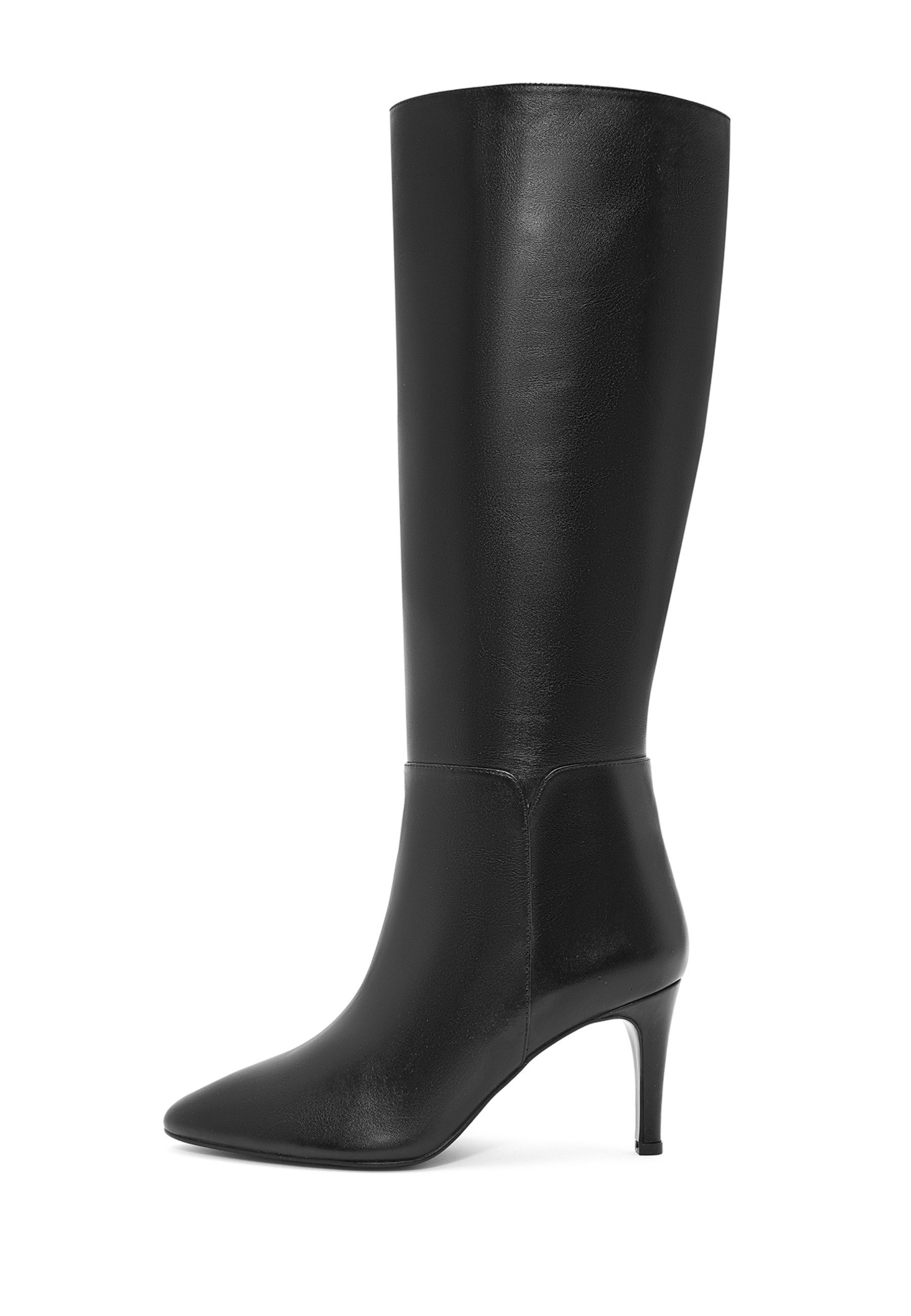 Absatzstiefel aus Leder Bootsschuh