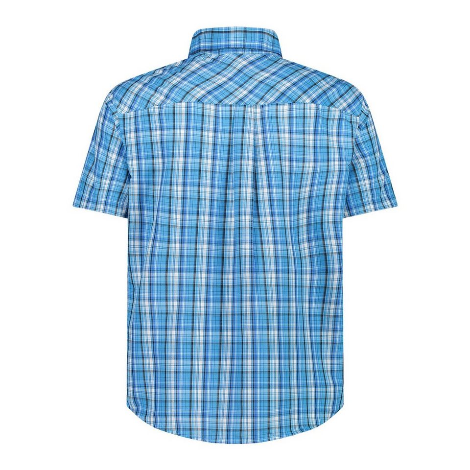 Shirt der eingesticktem Schulter CMP Logo auf Karohemd mit