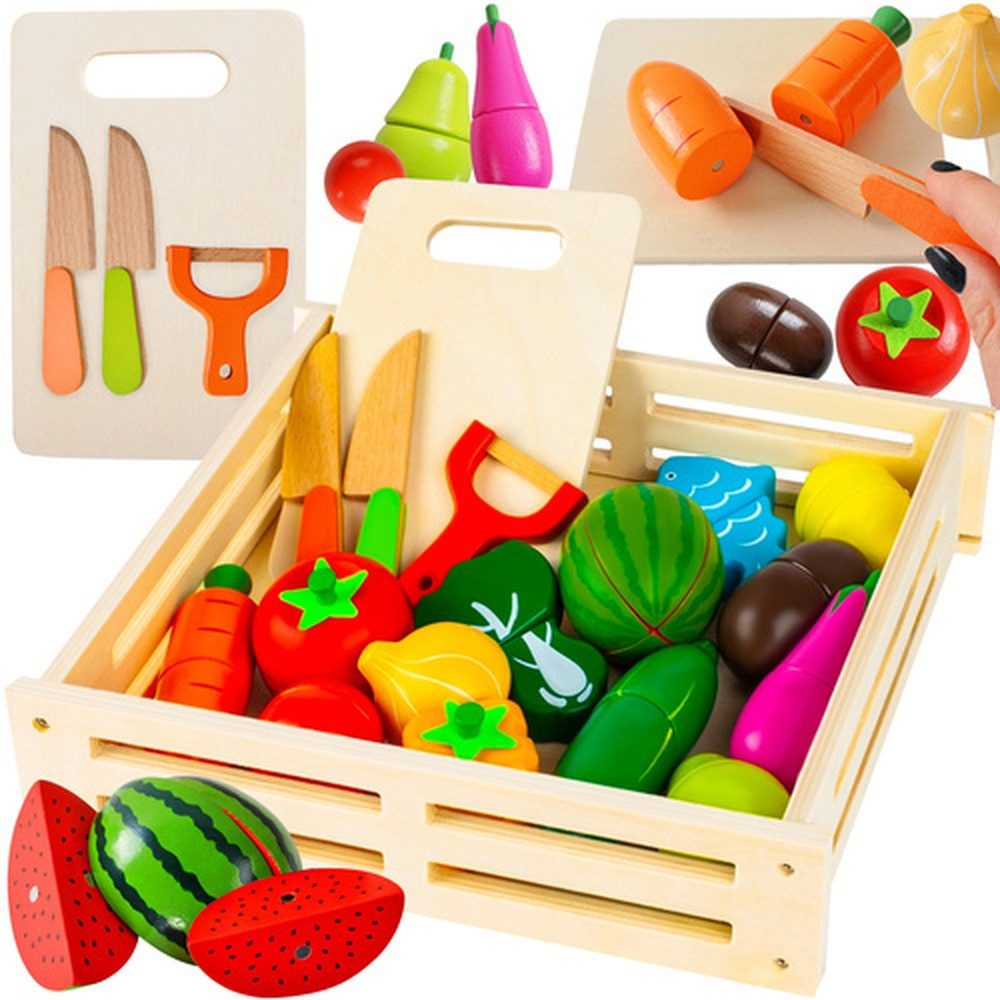 ISO TRADE Spiellebensmittel Imbissset Kinderküche Rollenspielzubehör ...