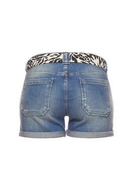 Le Temps Des Cerises Shorts mit trendigem Bindegürtel