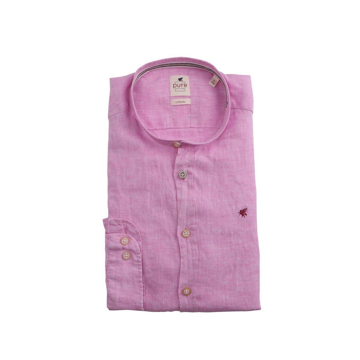 Hatico Kurzarmhemd uni (1-tlg., keine Angabe) rosa | 