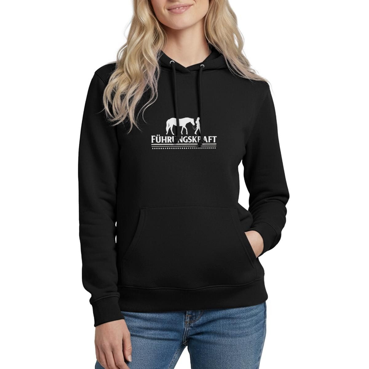 Spreadshirt Hoodie Pferd Führungskraft Reiten Damen Hoodie (1-tlg)