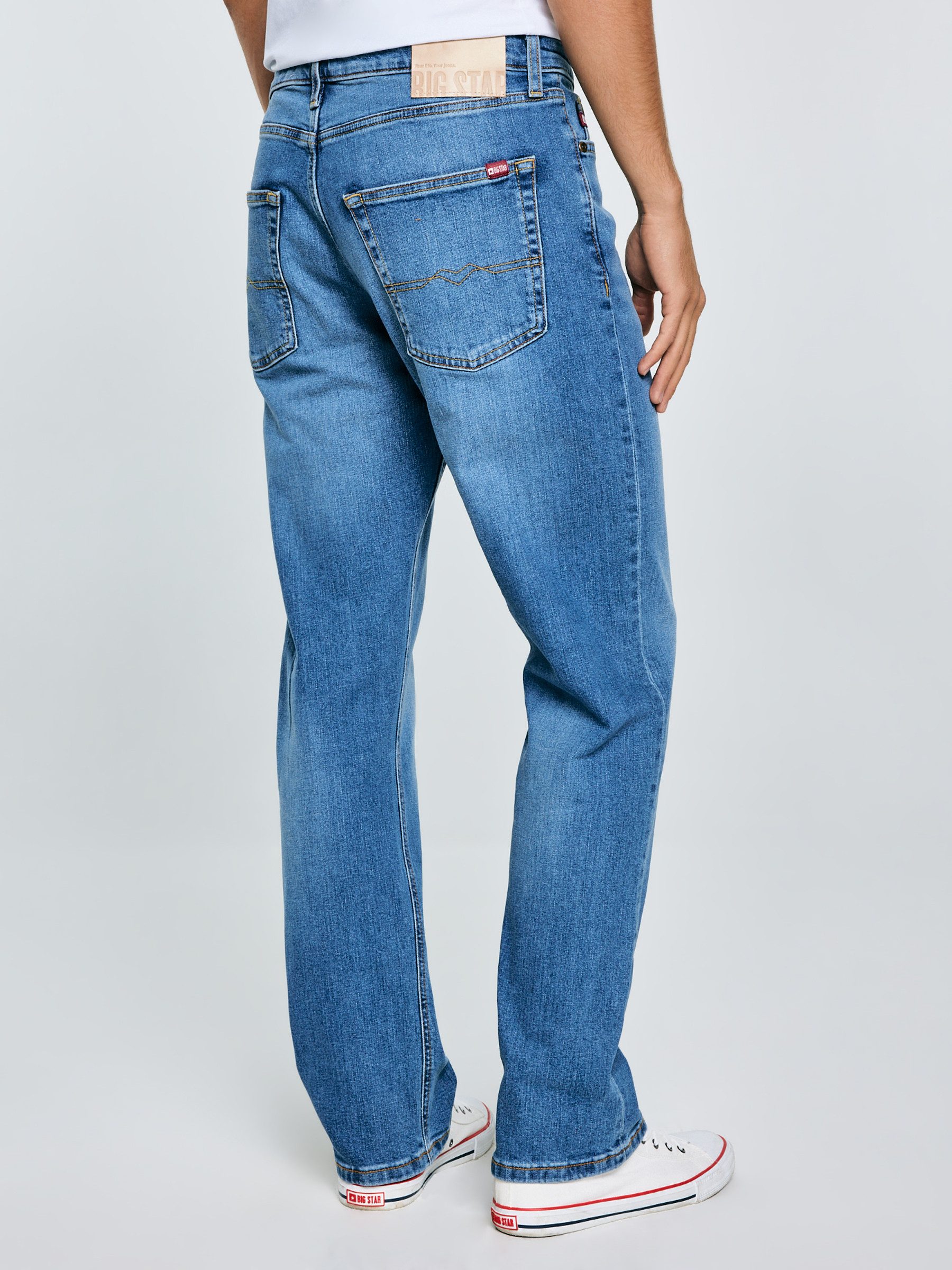 BIG STAR Straight-Jeans COLT hohe Leibhöhe
