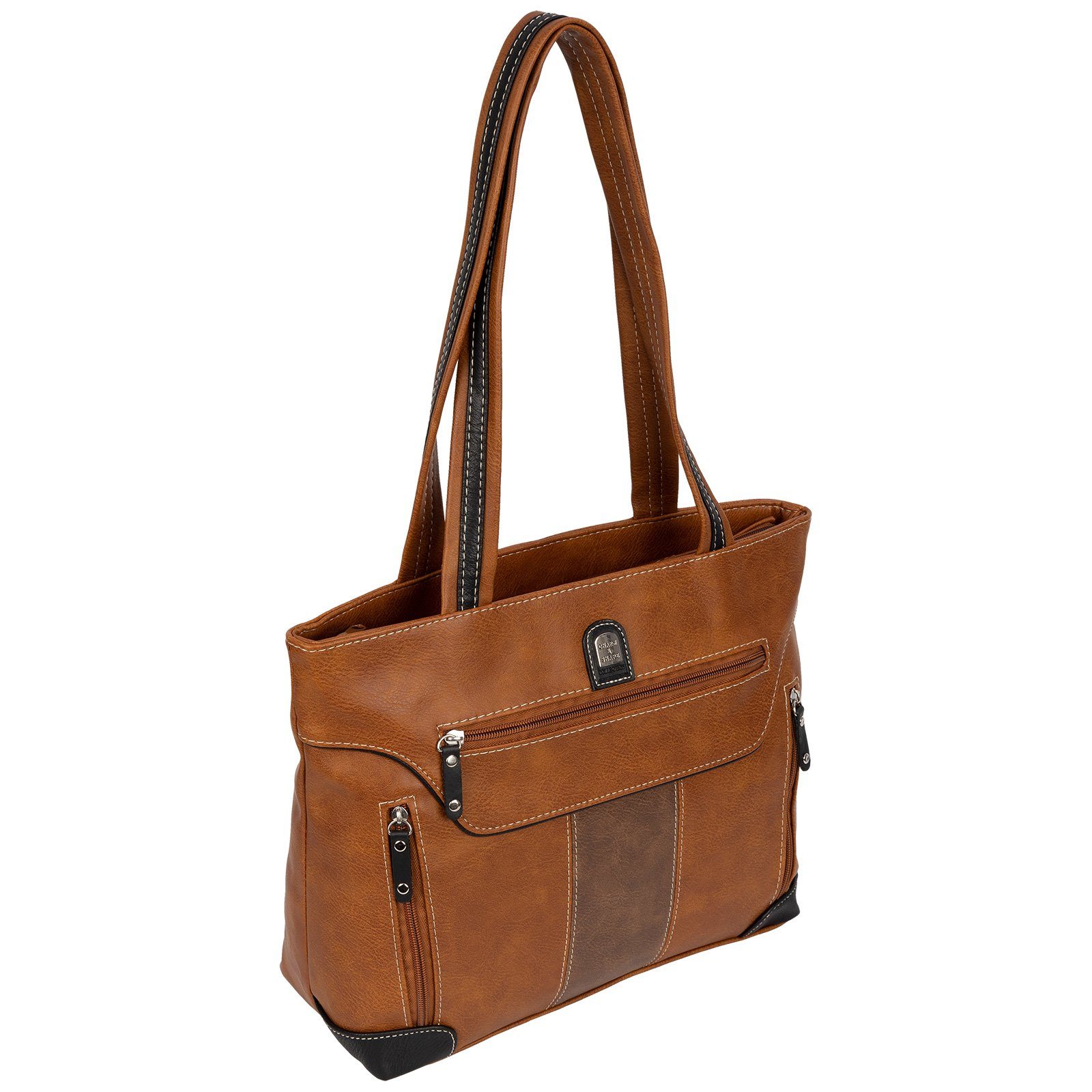 Umhängetasche Damen Tasche Schultertasche Umhängetasche Leder Optik Handtasche