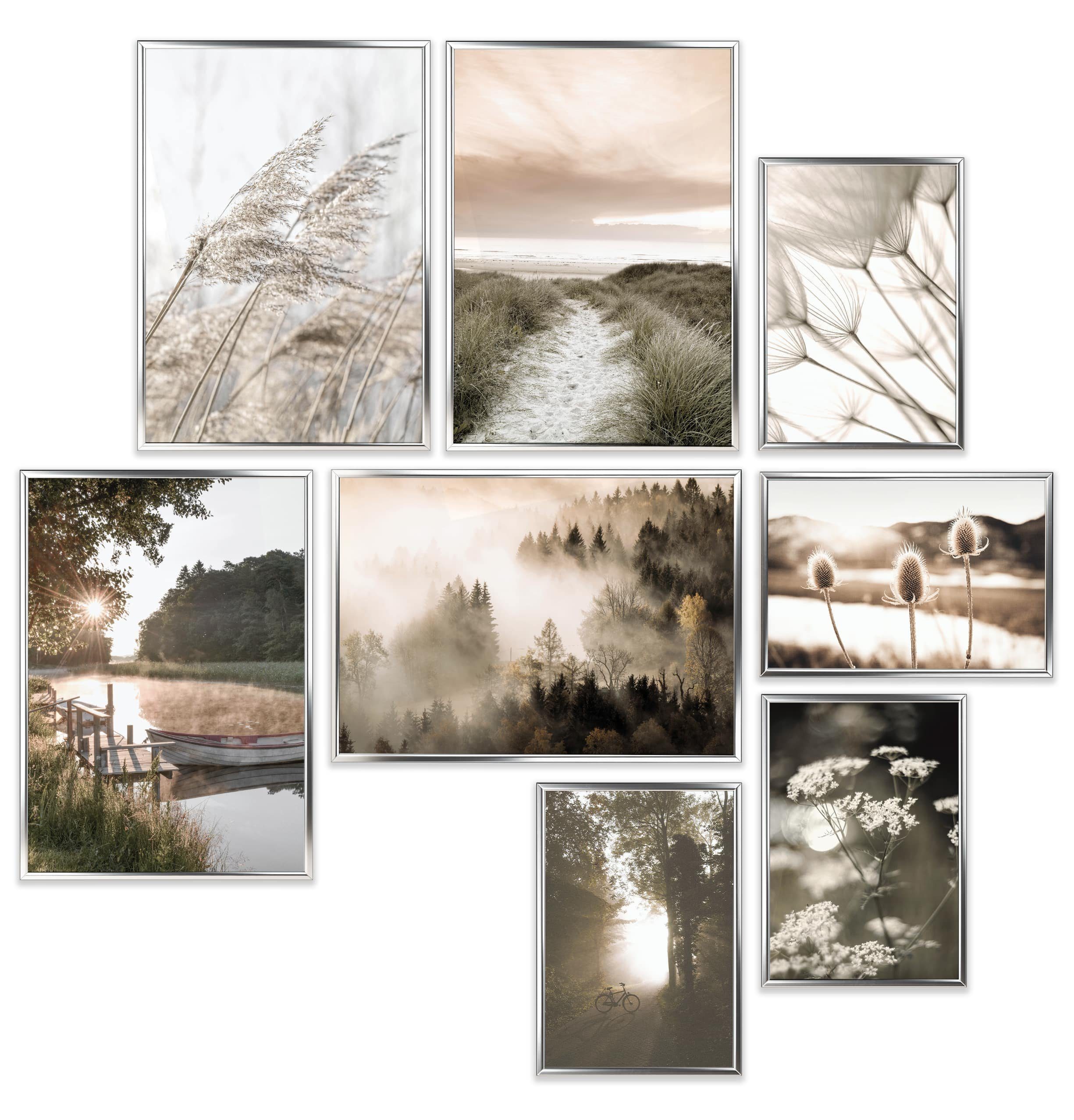 Heimlich Poster Set als Wohnzimmer Deko, günstig online kaufen