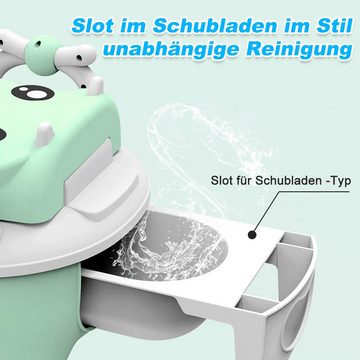 OSTWOLKE Toilettentrainer Toilette Baby Kinder Lerntöpfchen Toilettensitz Toilettentrainer, kinderpflege-Set - Töpfchen; Toilettensitz und Tritthocker