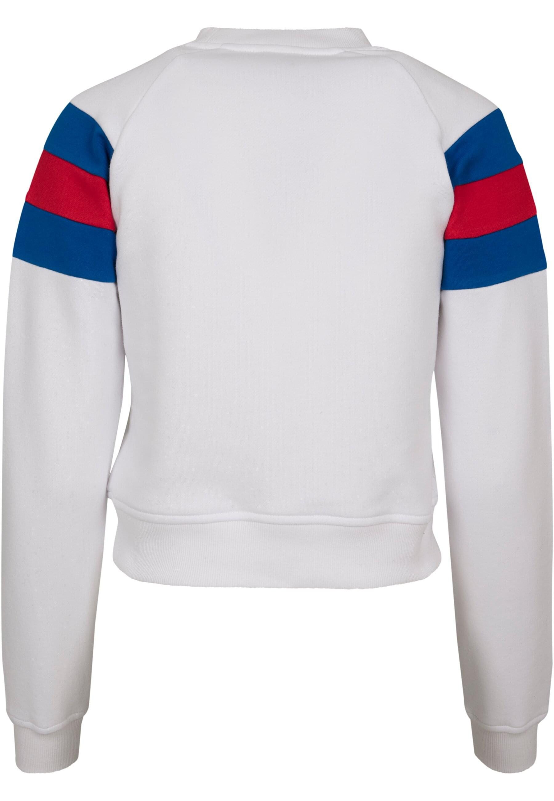 URBAN CLASSICS Sweatshirt Urban Classics Damen Ladies Sleeve Stripe Crew (1 günstig online kaufen