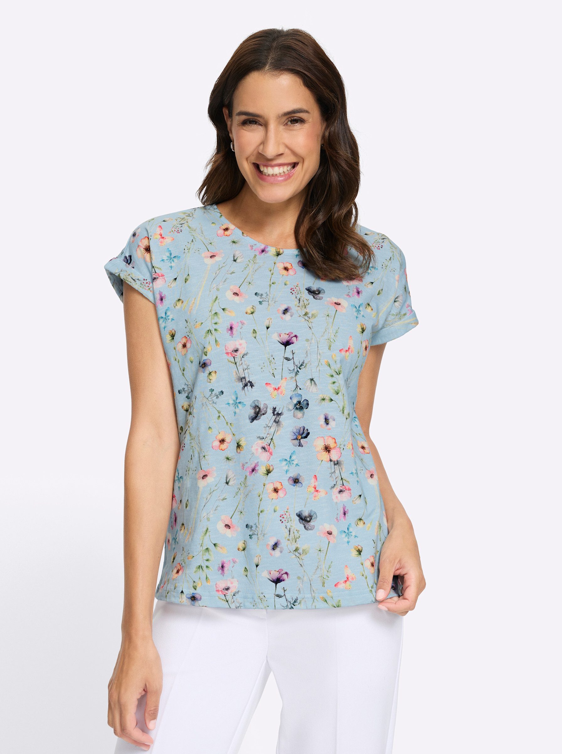 T-Shirt Print-Shirt Kurzarm