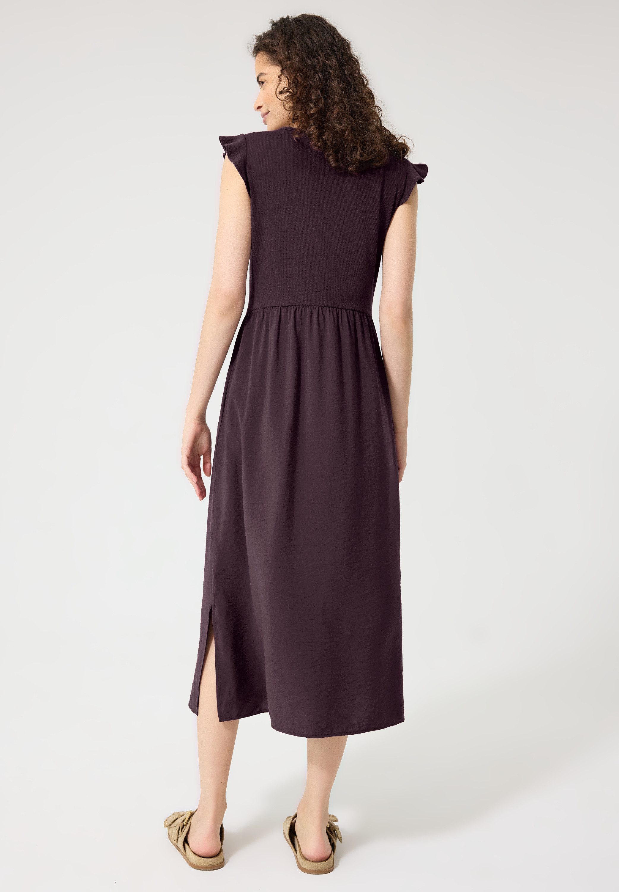 STREET ONE STUDIO Maxikleid mit Rundhalsausschnitt