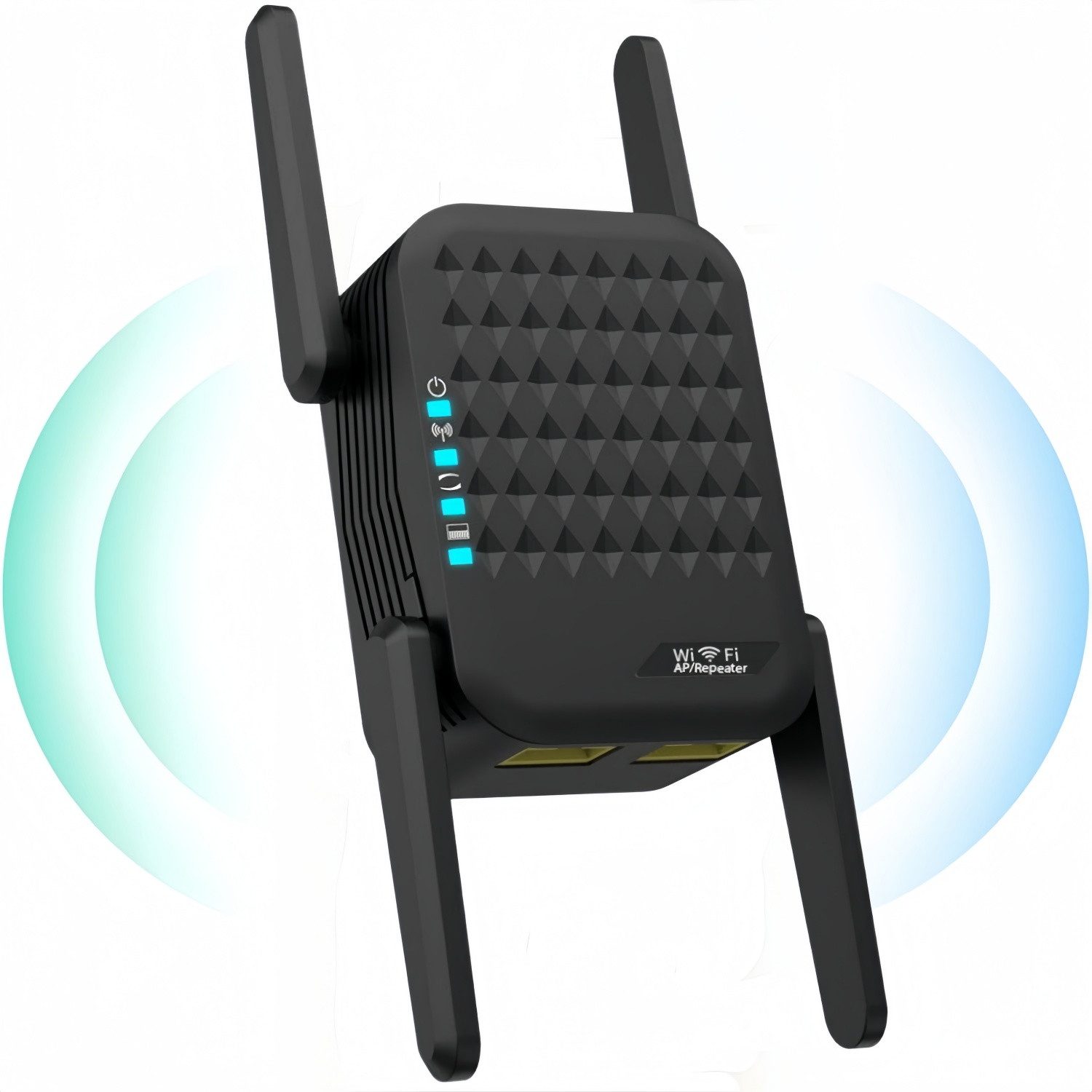 ibettertec WLAN Verstärker, 1200 Mbit/s WiFi Repeater WLAN-Repeater, Dual Band 5GHz + 2.4GHz, WiFi Verstärker deckt bis zu 200 m²