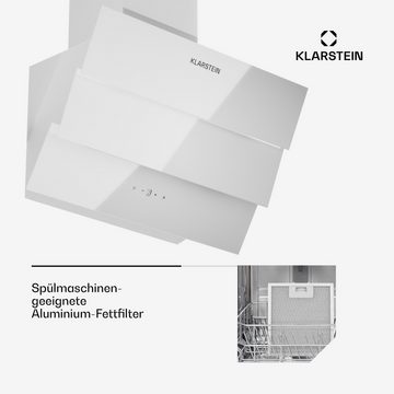 Klarstein Deckenhaube Serie CGCH3-Antonia-60WH Antonia, Dunstabzugshaube Abluft Umluft LED Touch