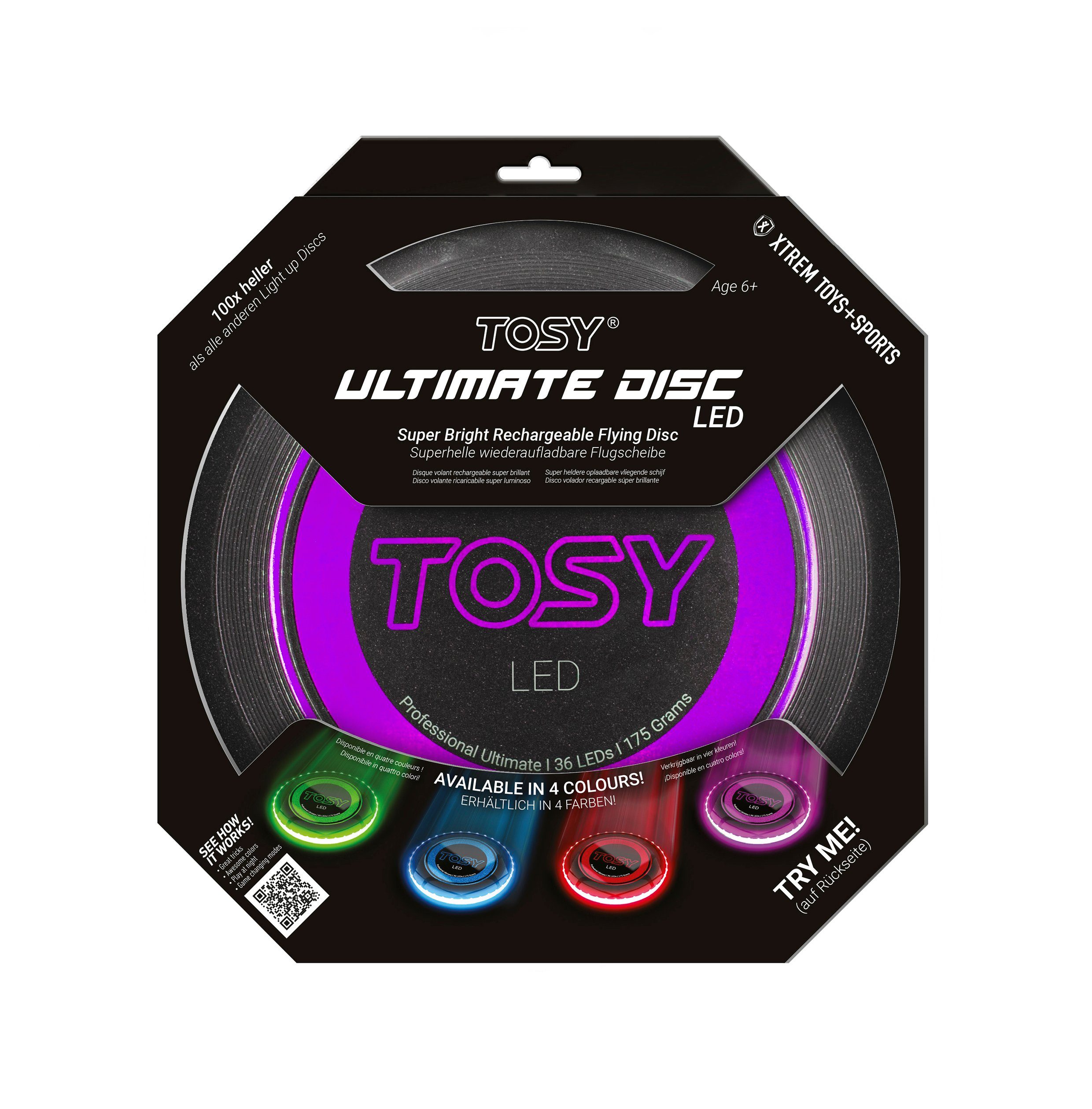 Wurfscheibe TOSY Ultimate Disc LED