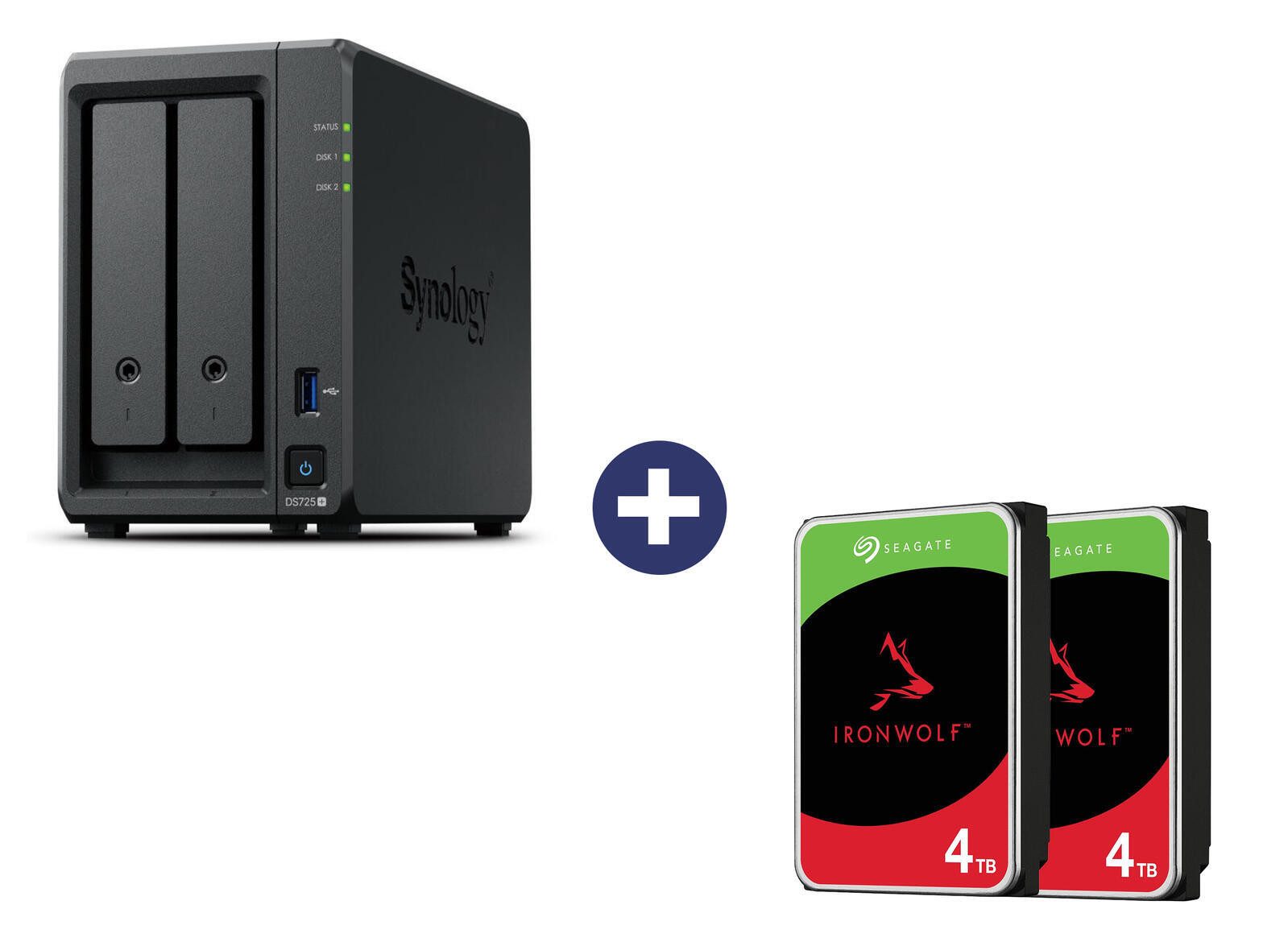 Synology Synology Disk Station DS725+ NAS-Server PC-Arbeitsspeicher