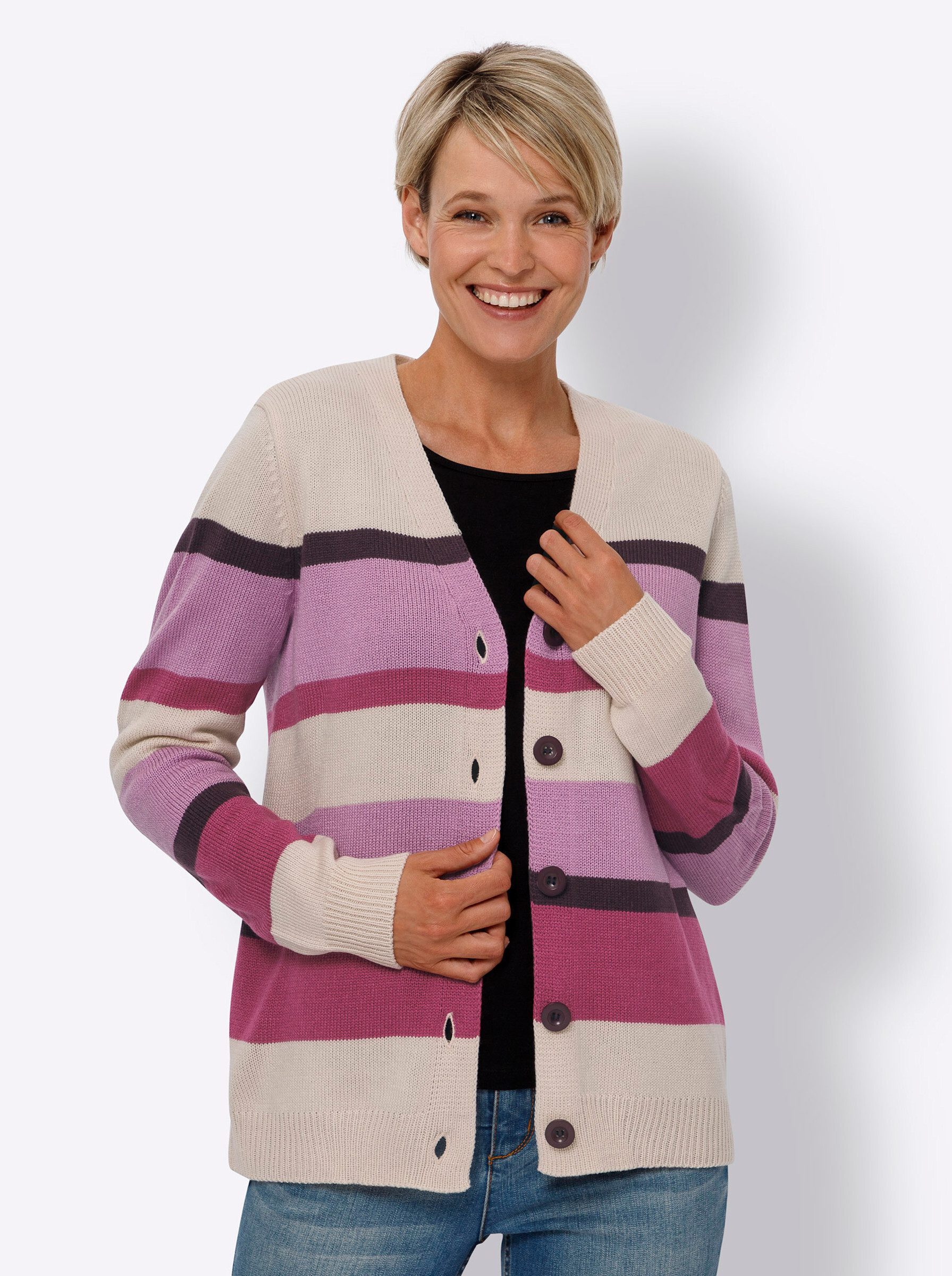 Sieh an! Strickjacke Strickjacke . günstig online kaufen