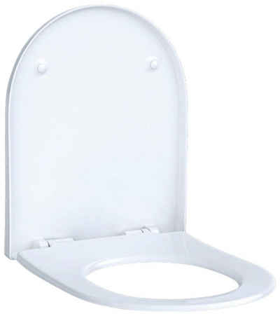 GEBERIT WC-Sitz »Acanto Slim«, mit antibakterieller Beschichtung und Deckel