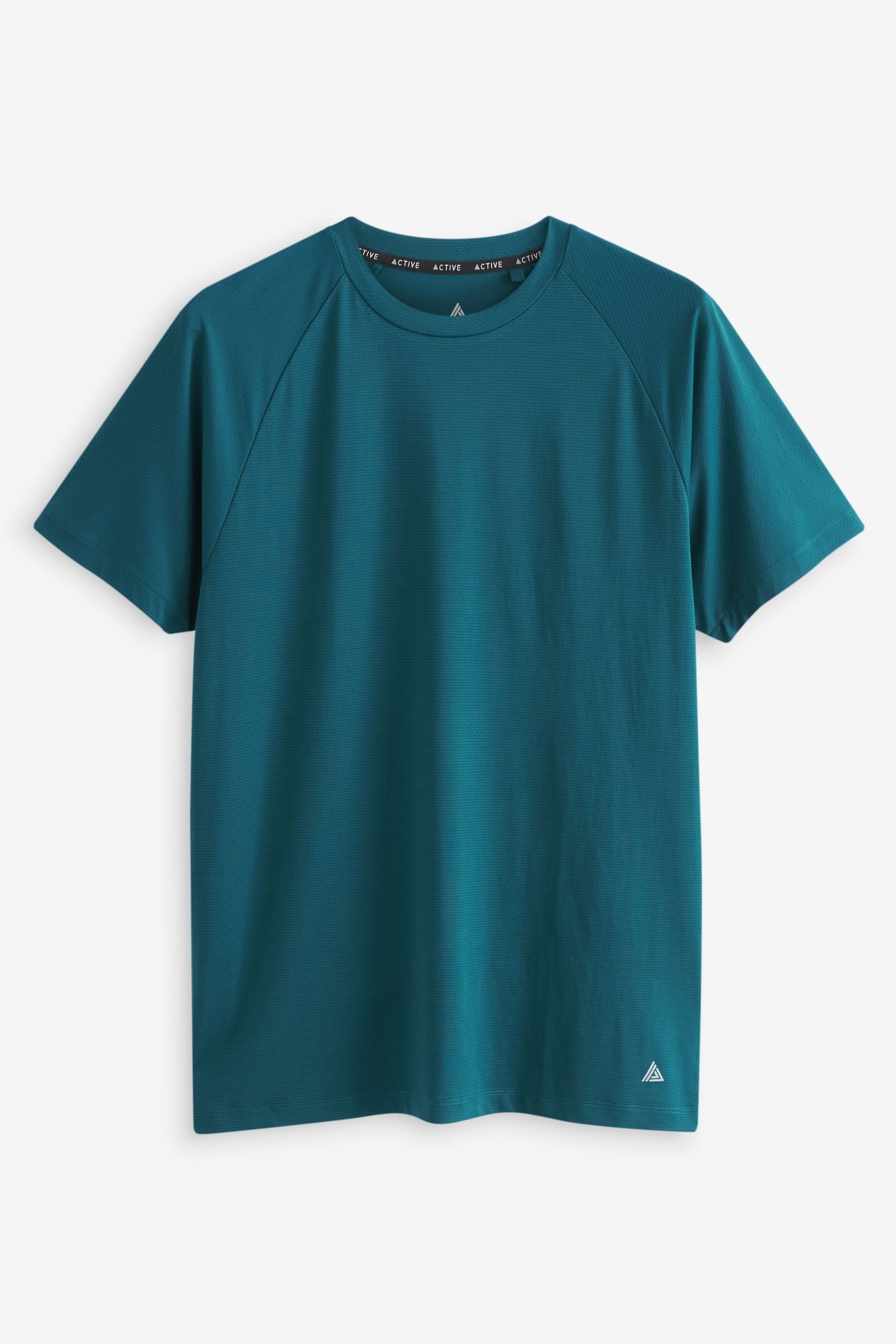 & Teal Next Active Next Strukturiertes (1-tlg) Trainingsshirt T-Shirt Sports Blue