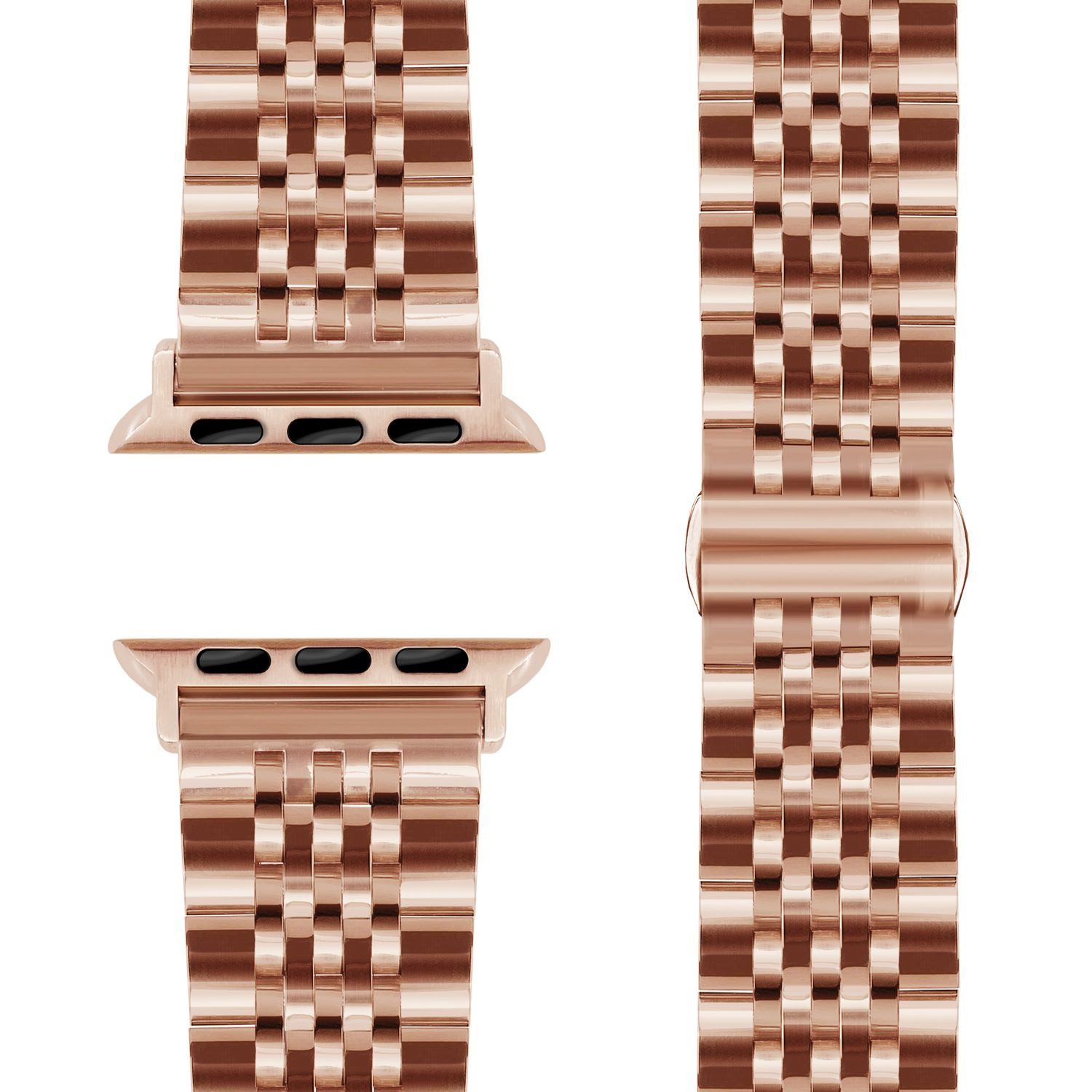 Nalia Smartwatch-Armband Apple Watch 38mm/40/41/42(Serie 10), Elegantes Ede günstig online kaufen