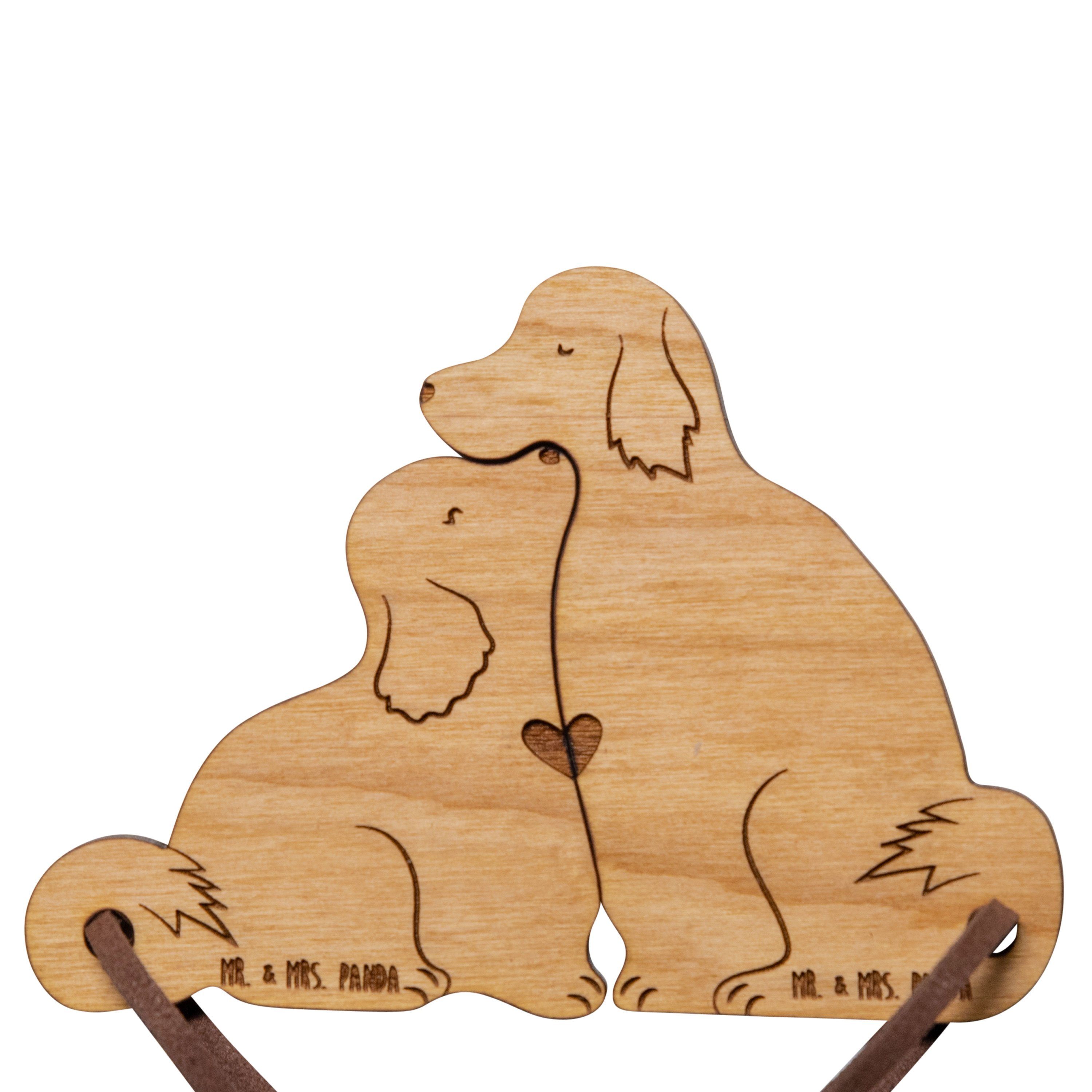 Mr. & Mrs. Panda Schlüsselanhänger Schlüsselanhänger Zweisamkeit H - (1-tlg) Paare, Paargeschenk, Hund Geschenk