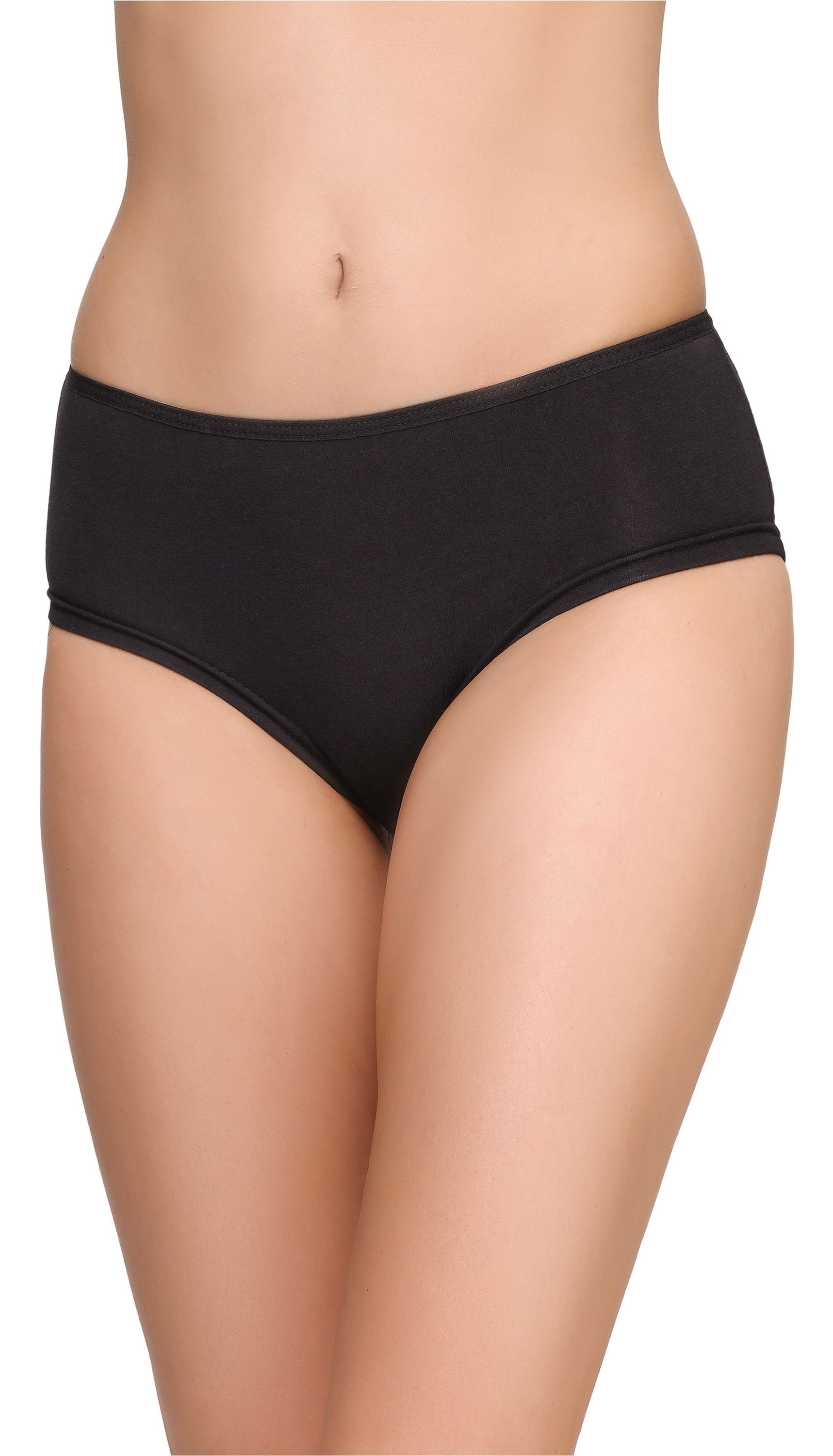 Hüftslip Damen Glatte Bequeme Unterhose Slip BLVDA036 (2Pack)