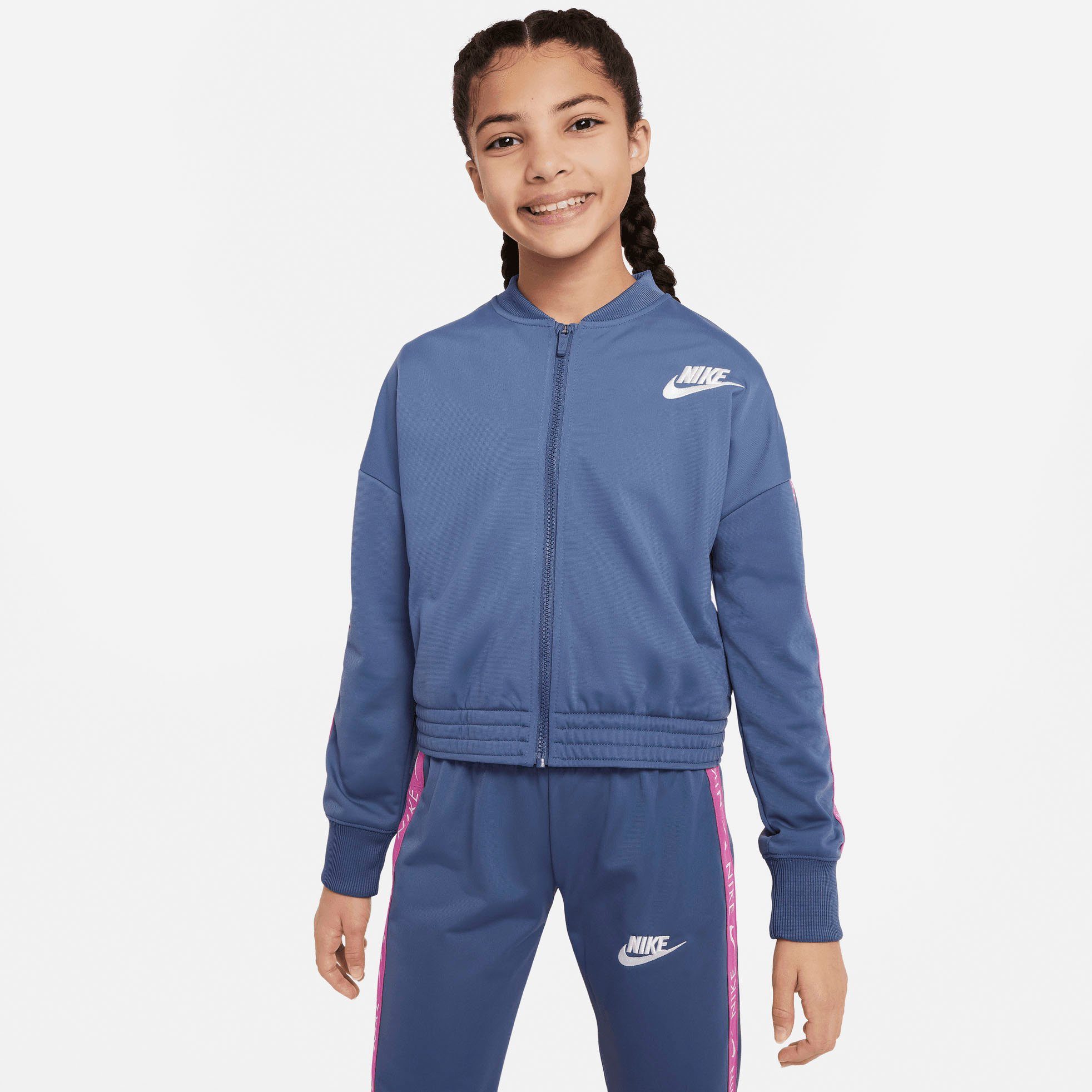 Tracksuit DIFFUSED Nike Big Trainingsanzug Kids' BLUE/ACTIVE Sportswear FUCHSIA/WHITE