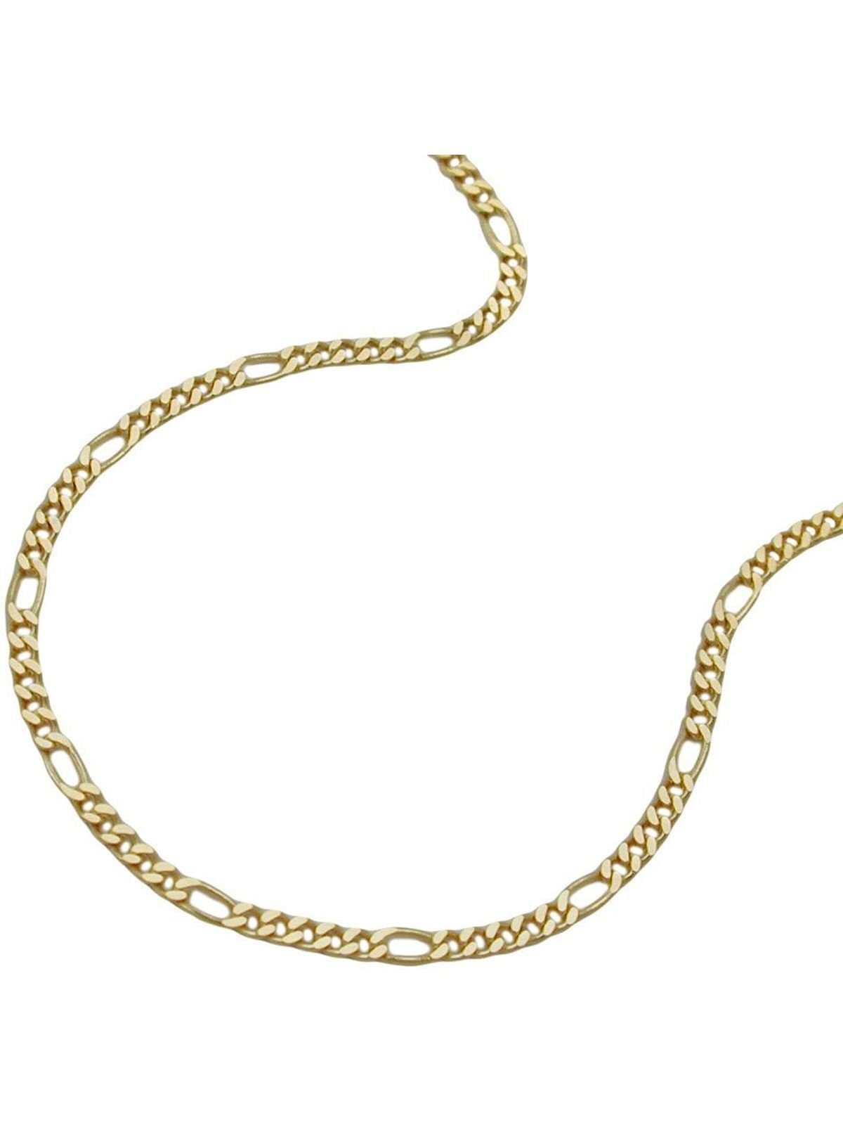9Kt Figarokette Goldkette GOLD 42cm 1,6mm (1-tlg) Kette Gallay