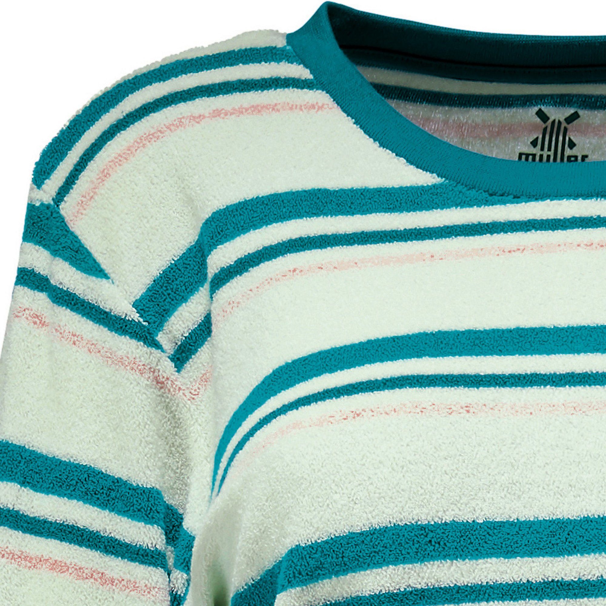 Erwin Müller Pyjama Damen-Schlafanzug Frottee Streifen – Bild 5 von 5