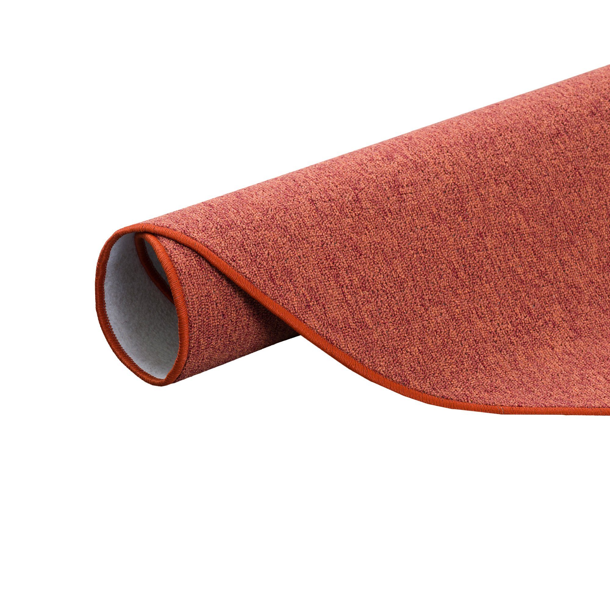 Snapstyle Veloursteppich Feinschlingen Velour Teppich Strong Rund, Rund, Höhe: 5 mm