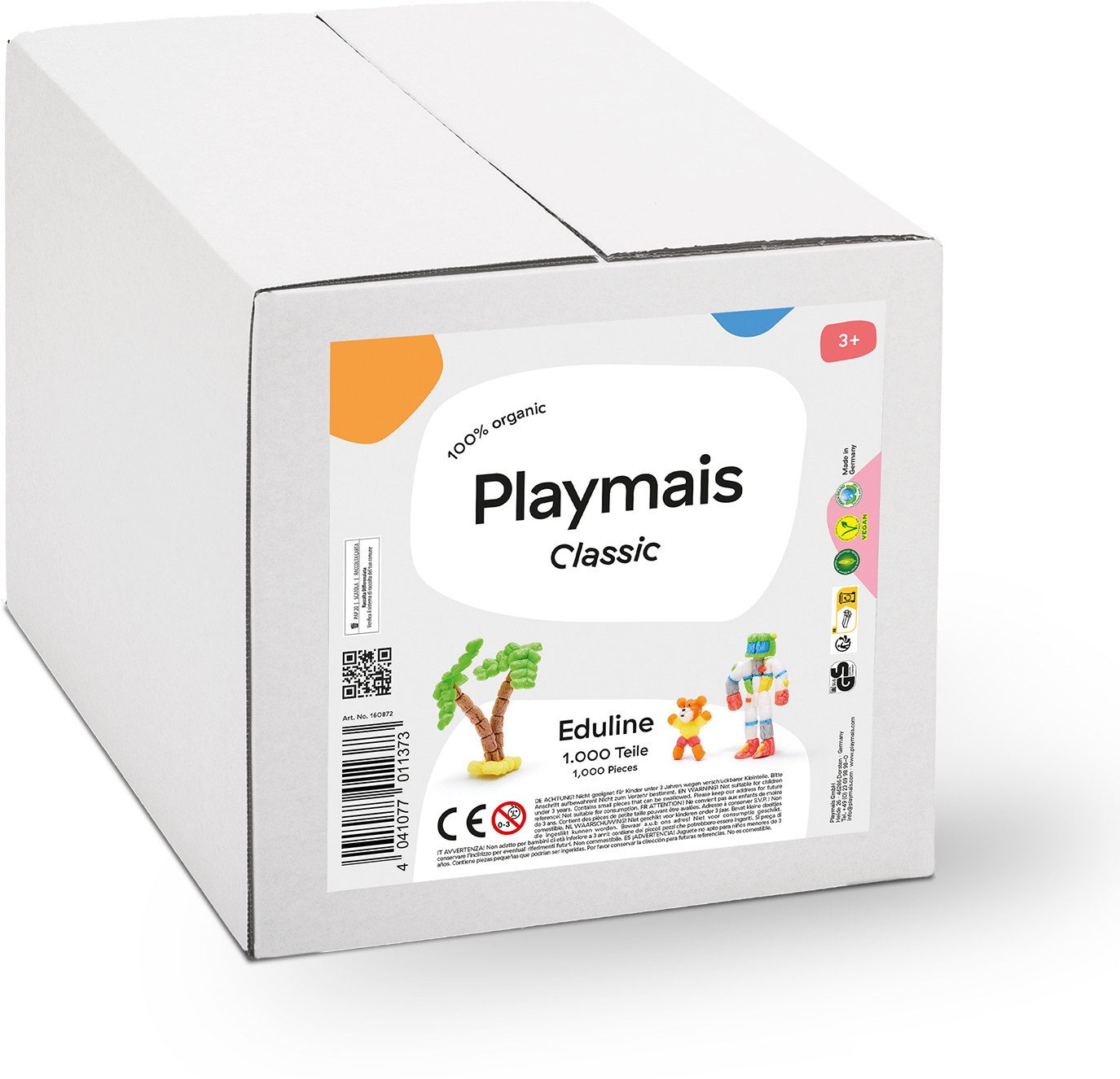 PlayMais Kreativset Bastel Kreativität EDULINE 1000 3+ 160872
