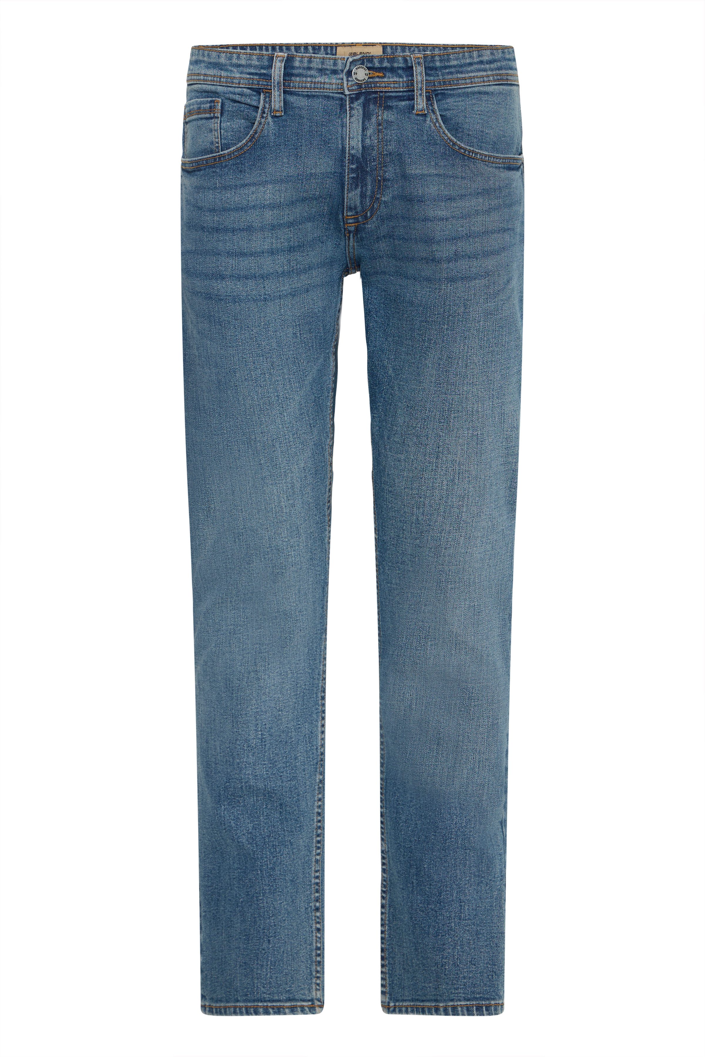 Blend Regular-fit-Jeans BHTWISTER PP NOOS Baumwollmischung mit Baumwolle und Elasthan, knöchellange Schnittform