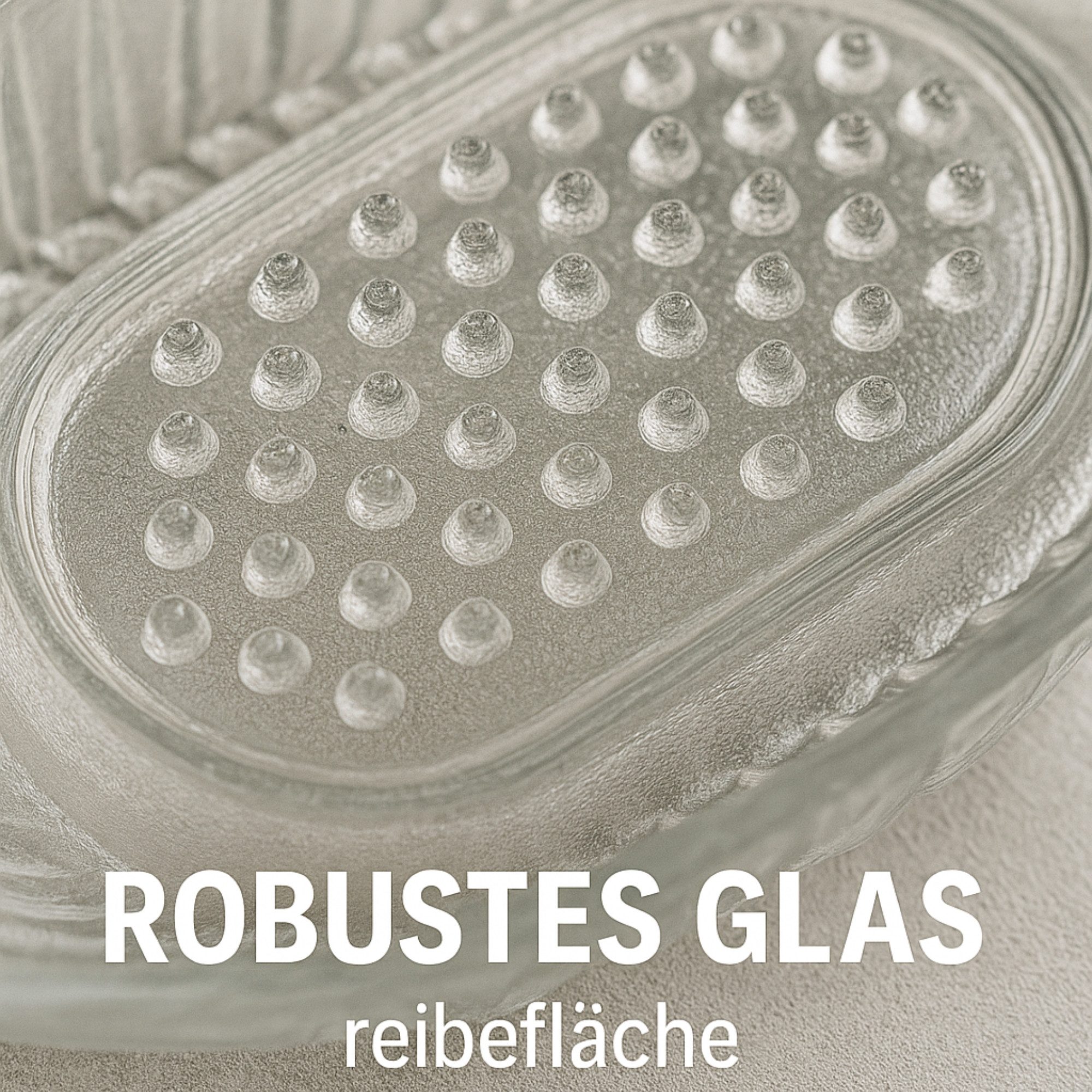 Thiru Multireibe Apfelreibe aus Glas 140 ml - Ideal für Babynahrung & Obst, Glas