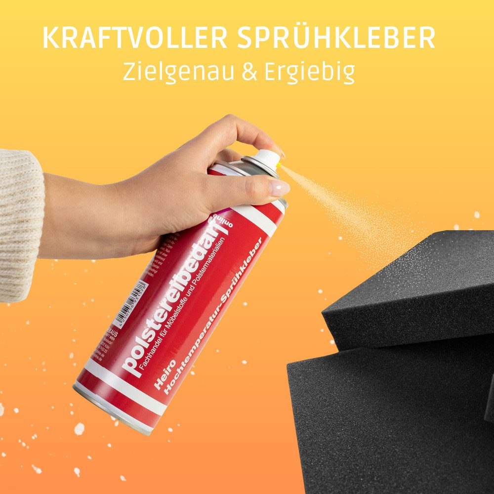 Heiro Sprühkleber Heiro Hochtemperatur Sprühkleber Rot 500 ml
