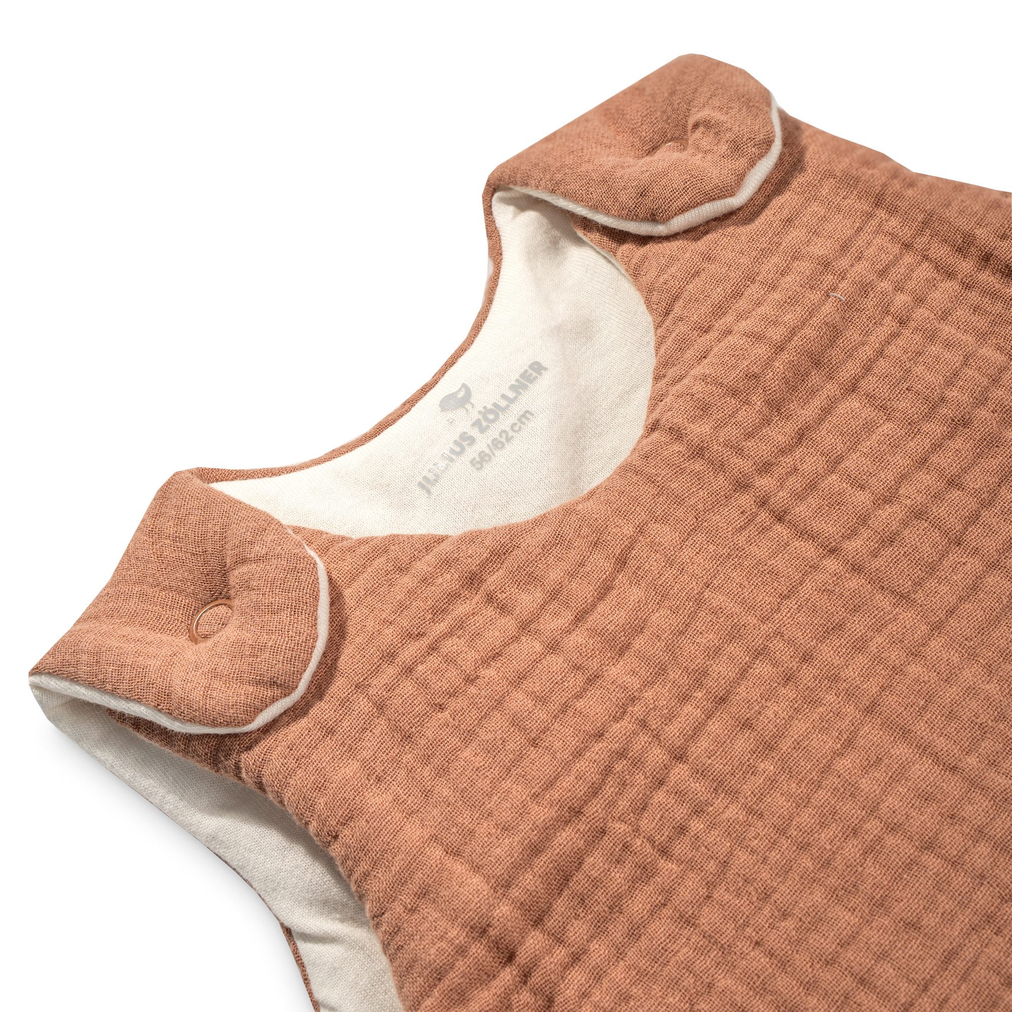 Julius Zöllner Babyschlafsack Musselin, umlaufender seitlicher Reißverschluss