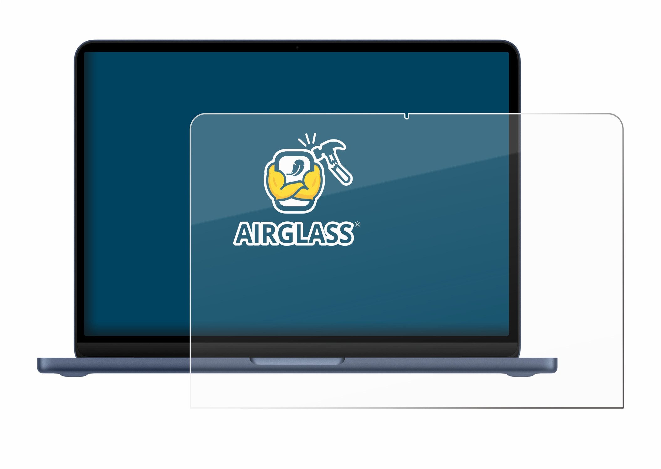 BROTECT Displayschutzglas Folie für Apple MacBook Neo 13" 2026, Schutzfolie Glas Panzer Display Schutz klar – Bild 2 von 5
