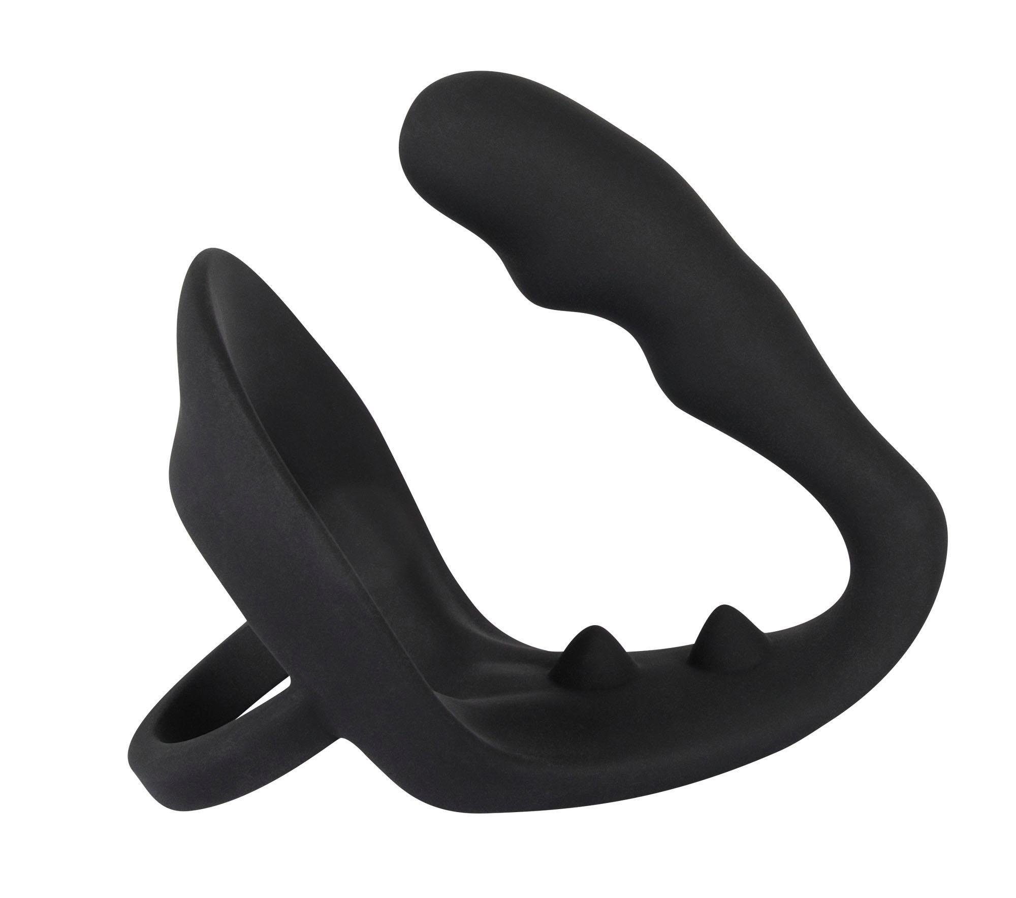 SEX-TOYS BLACK Plug, zusätzlichem Ring Penisring mit & Analplug VELVETS
