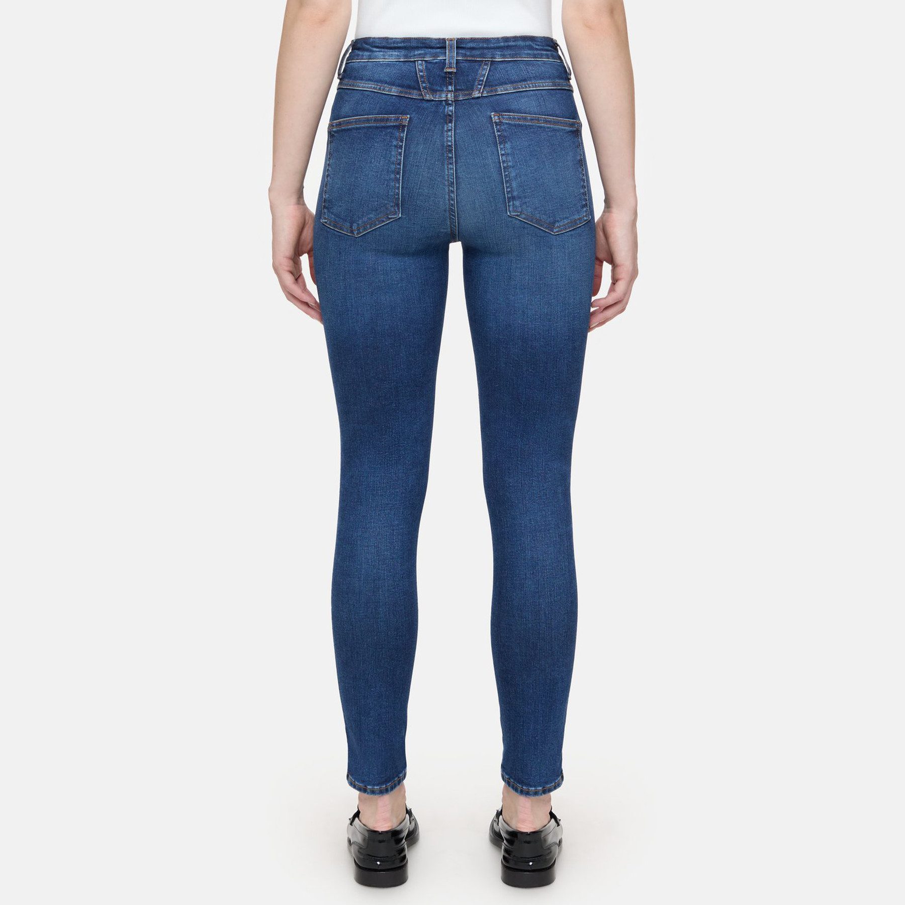 CLOSED Skinny-fit-Jeans CLOSED Jeans SKINNY PUSHER High Waist - Dark Blue