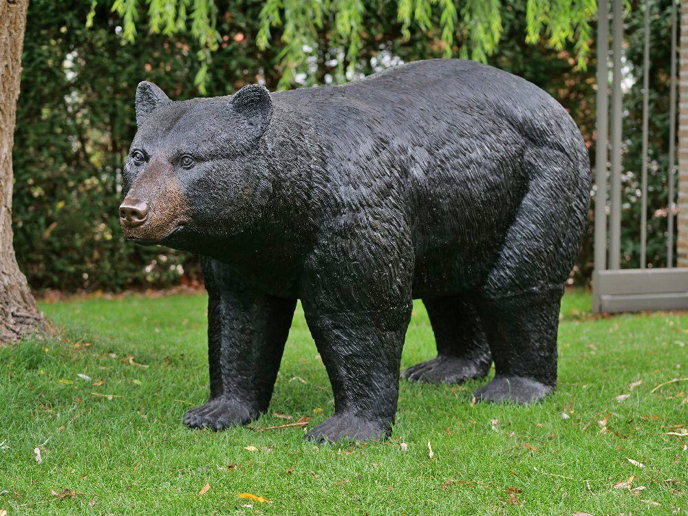 IDYL Gartenfigur IDYL Bronze-Skulptur Bär, Bronze