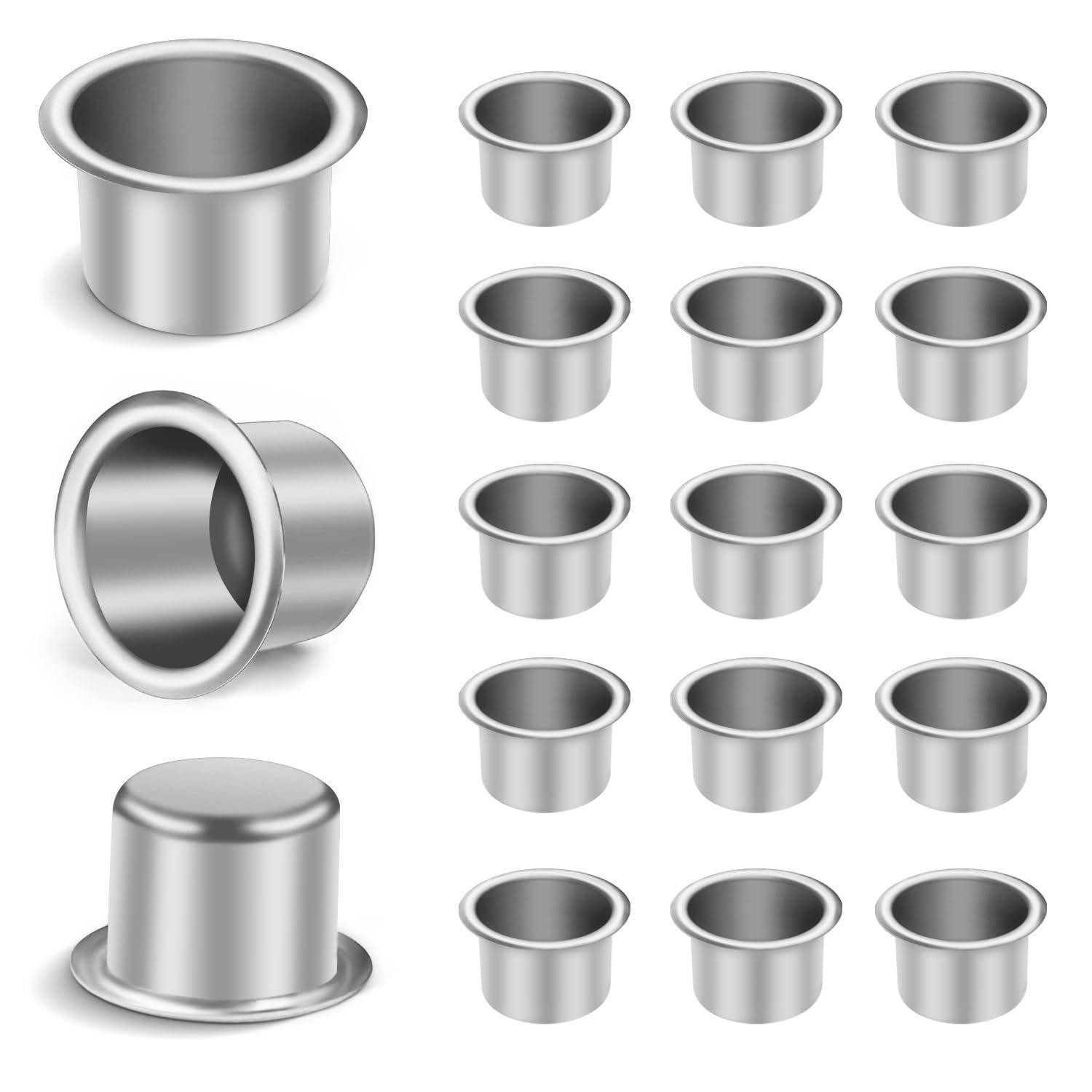 LuxusKollektion Kerzentülle 30x Silber Kerzenhalter für Stabkerzen (30 St)