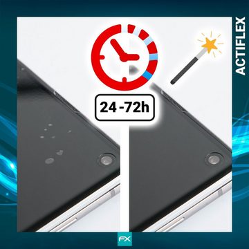 atFoliX Schutzfolie Displayschutzfolie für Apple iPhone XS Back cover, (3 Folien), Ultraklar und flexibel