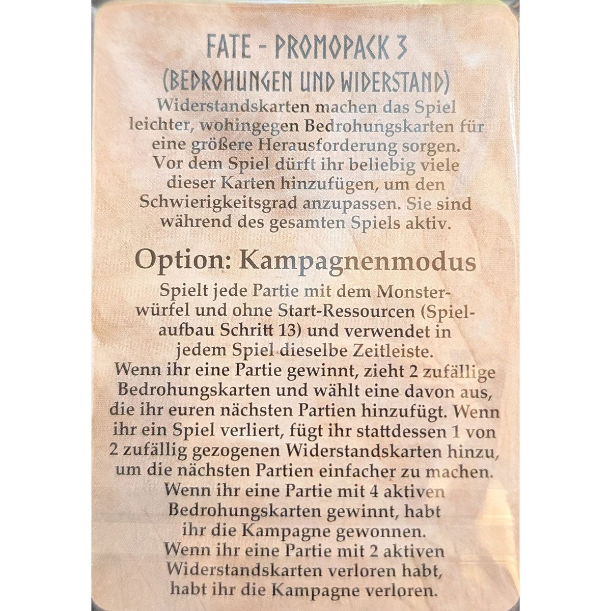 JoeKas World Spiel Fate: Die Verteidiger von Grimheim Bedrohungen und Widerstand Promo 3