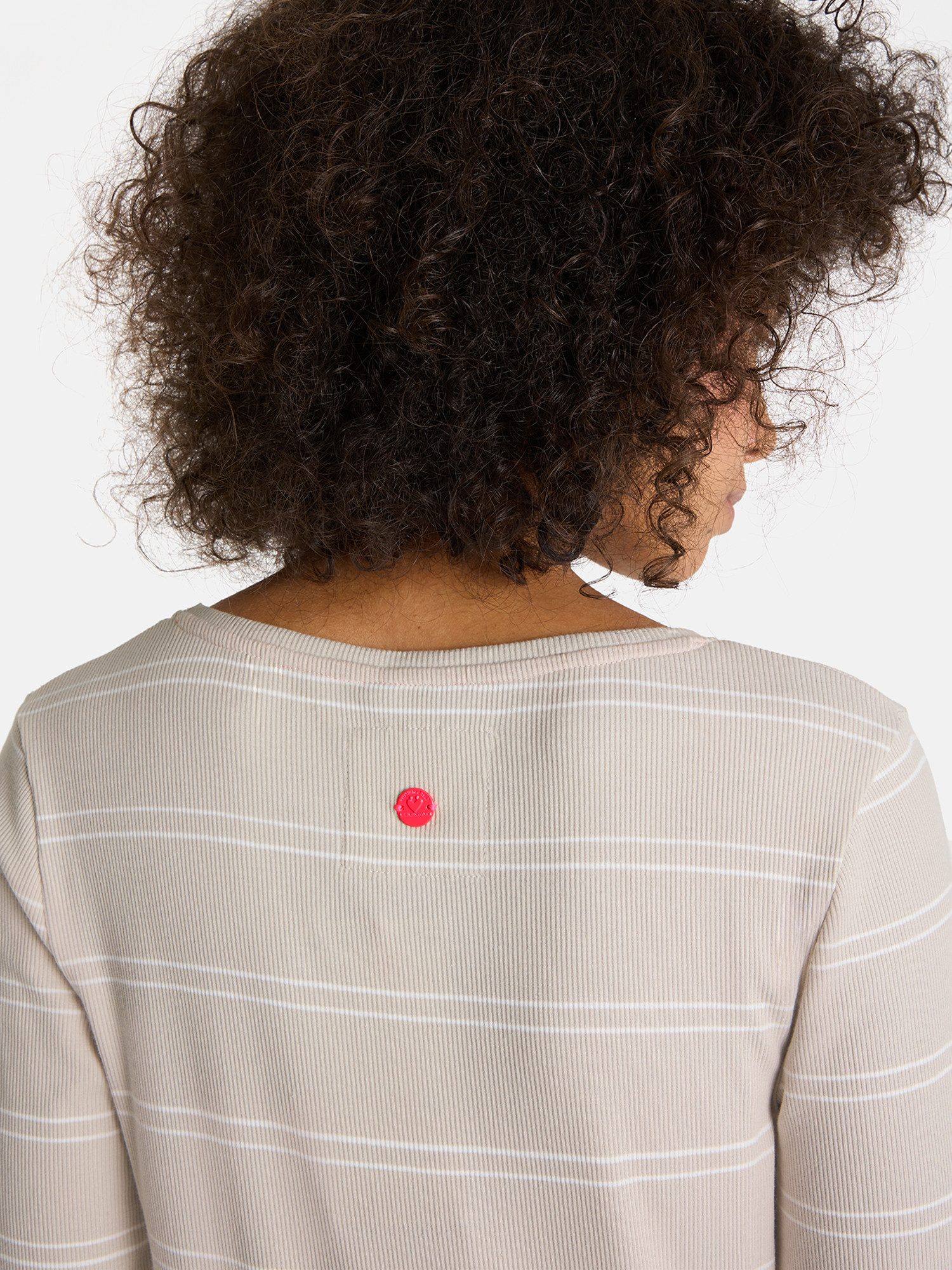 Lieblingsstück Langarmshirt SinaL mit Herzmotiv und Streifen