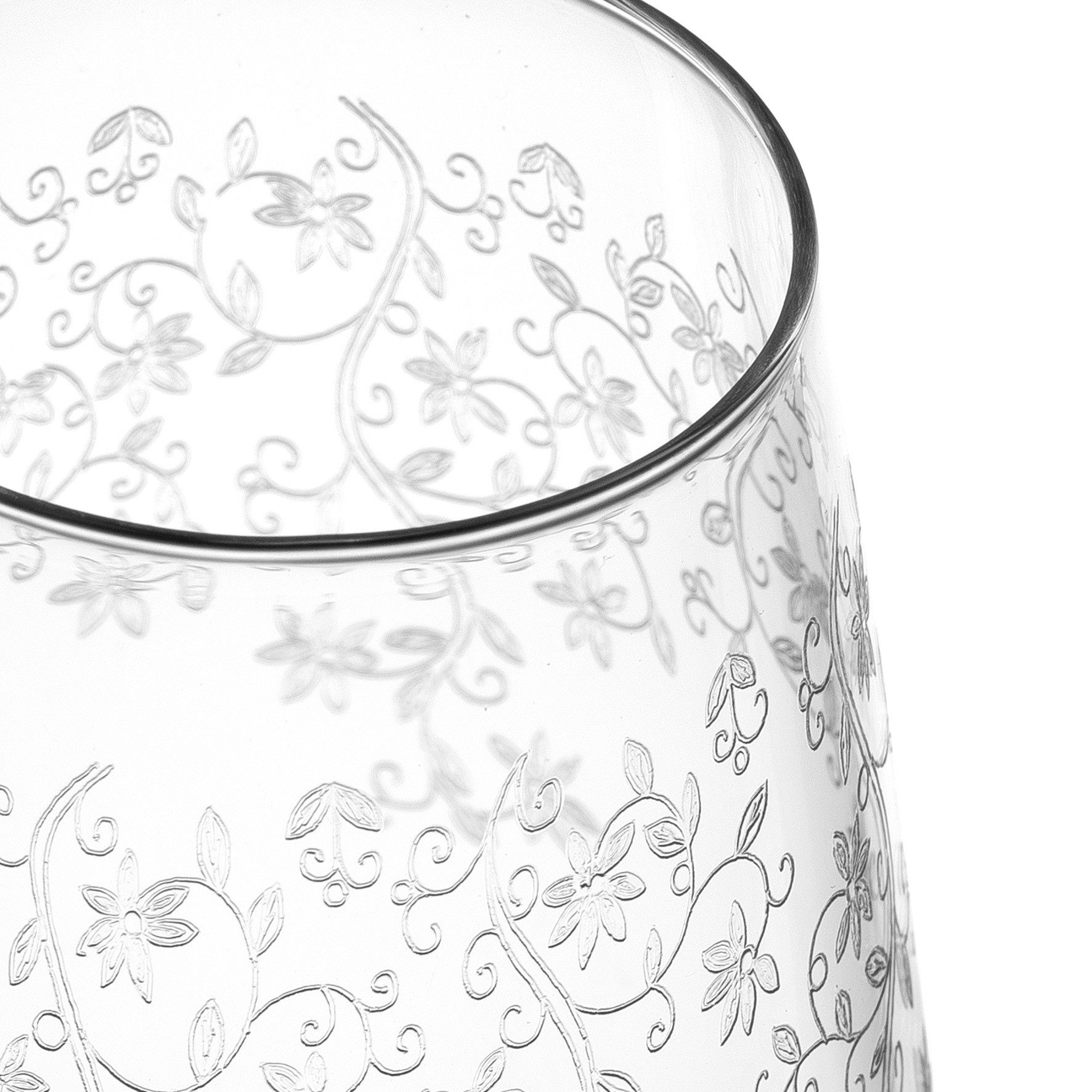 LEONARDO Sektglas Chateau, Kristallglas, 6 Prosecco Gläser, inkl. Gravur, Spülmaschinenfest