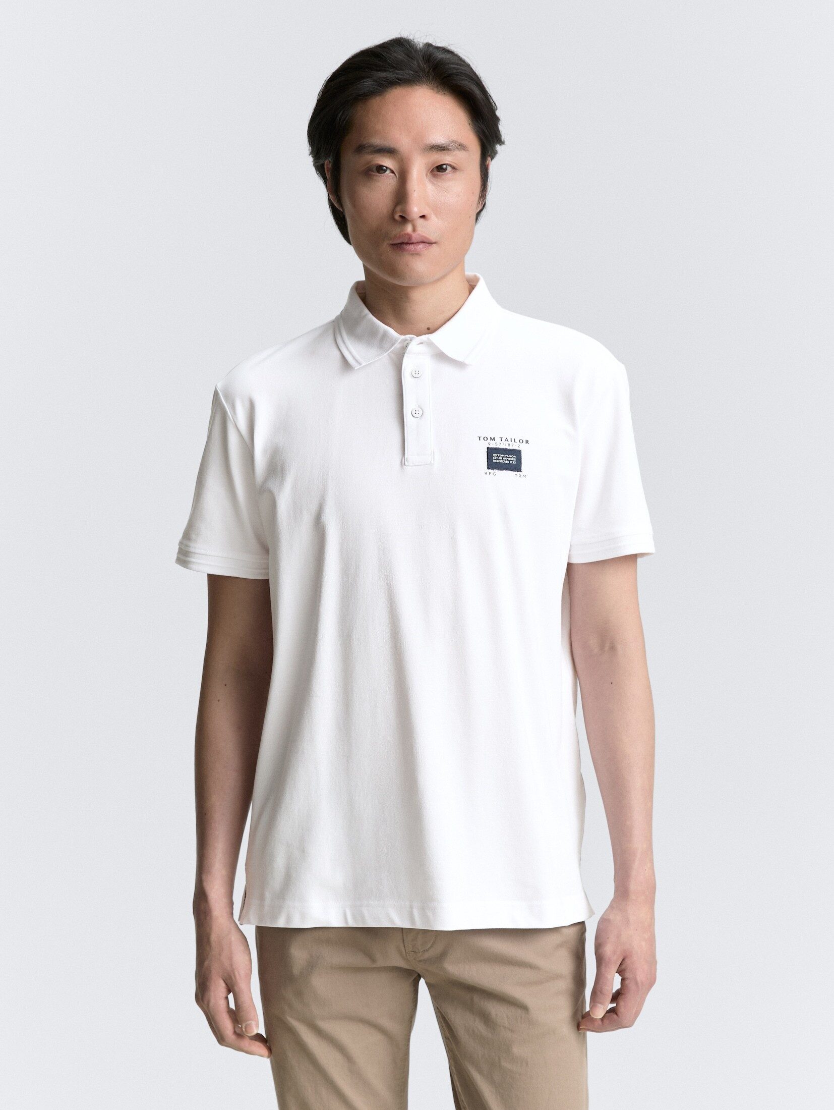 TOM TAILOR Poloshirt Poloshirts Piqué Poloshirt mit Stretch günstig online kaufen