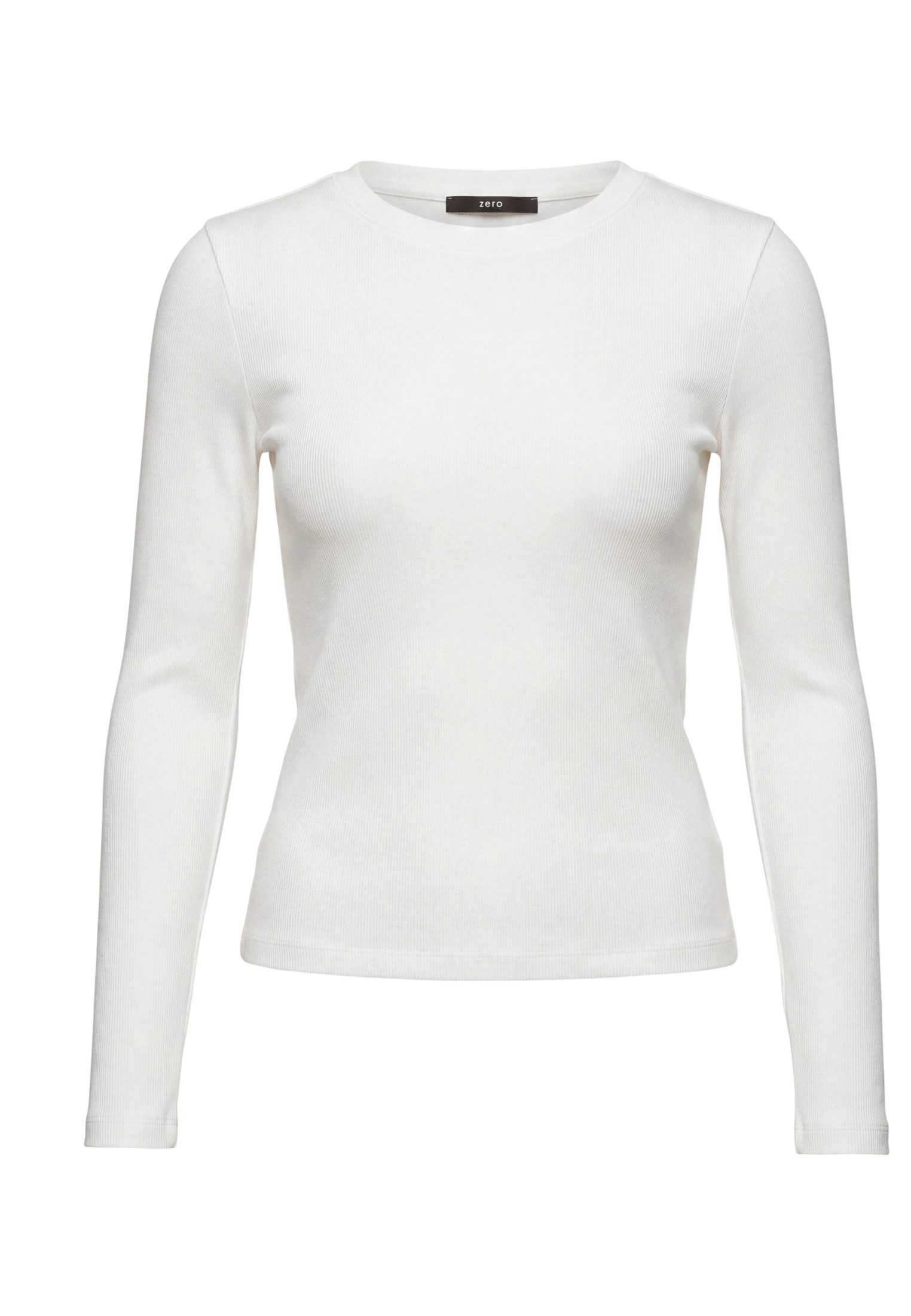 Zero Kurzarmshirt Damen figurbetont (1-tlg) Gerippt – Bild 5 von 5