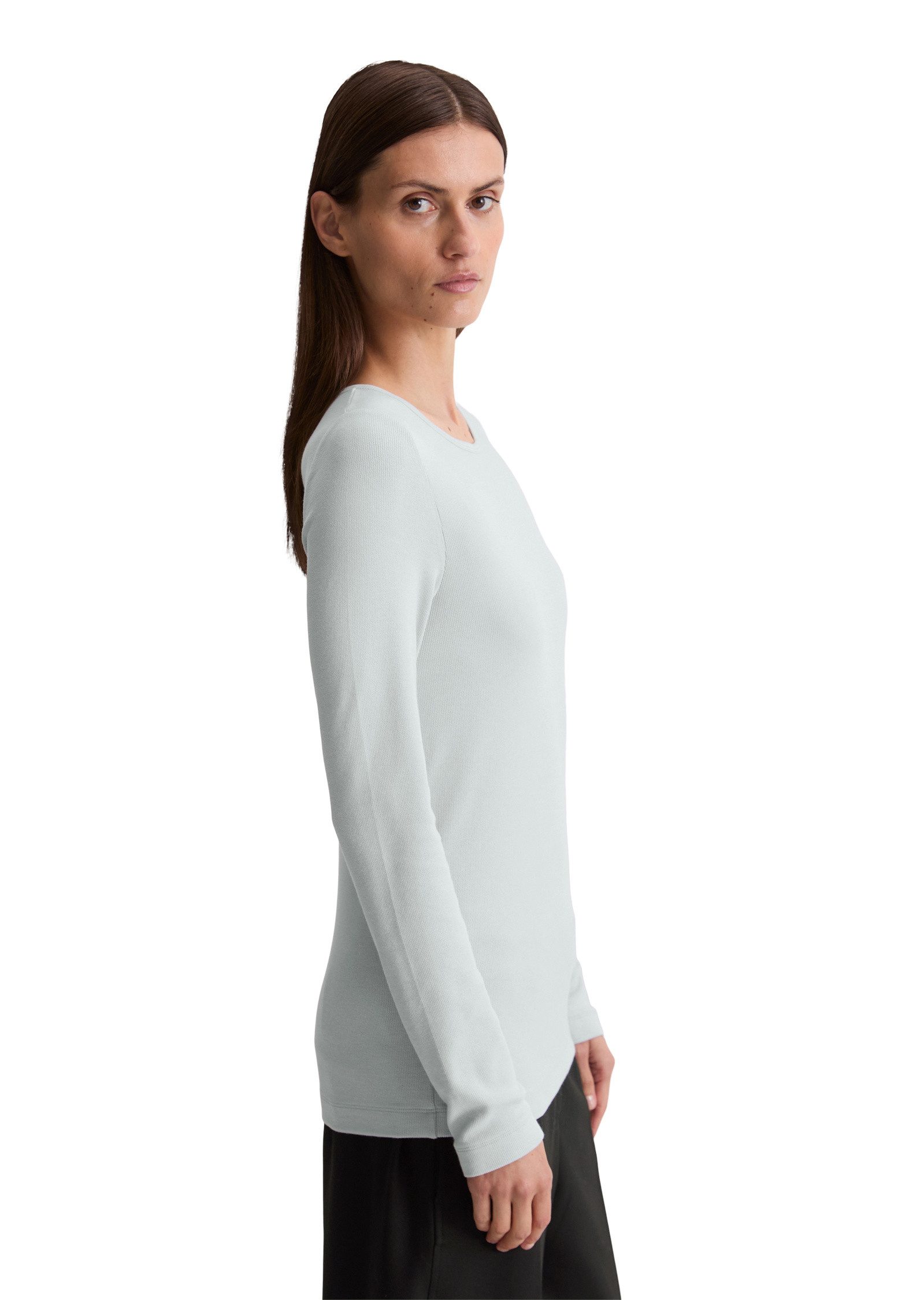 Marc O'Polo Langarmshirt aus TENCEL™ Modal-Baumwolle-Mix günstig online kaufen