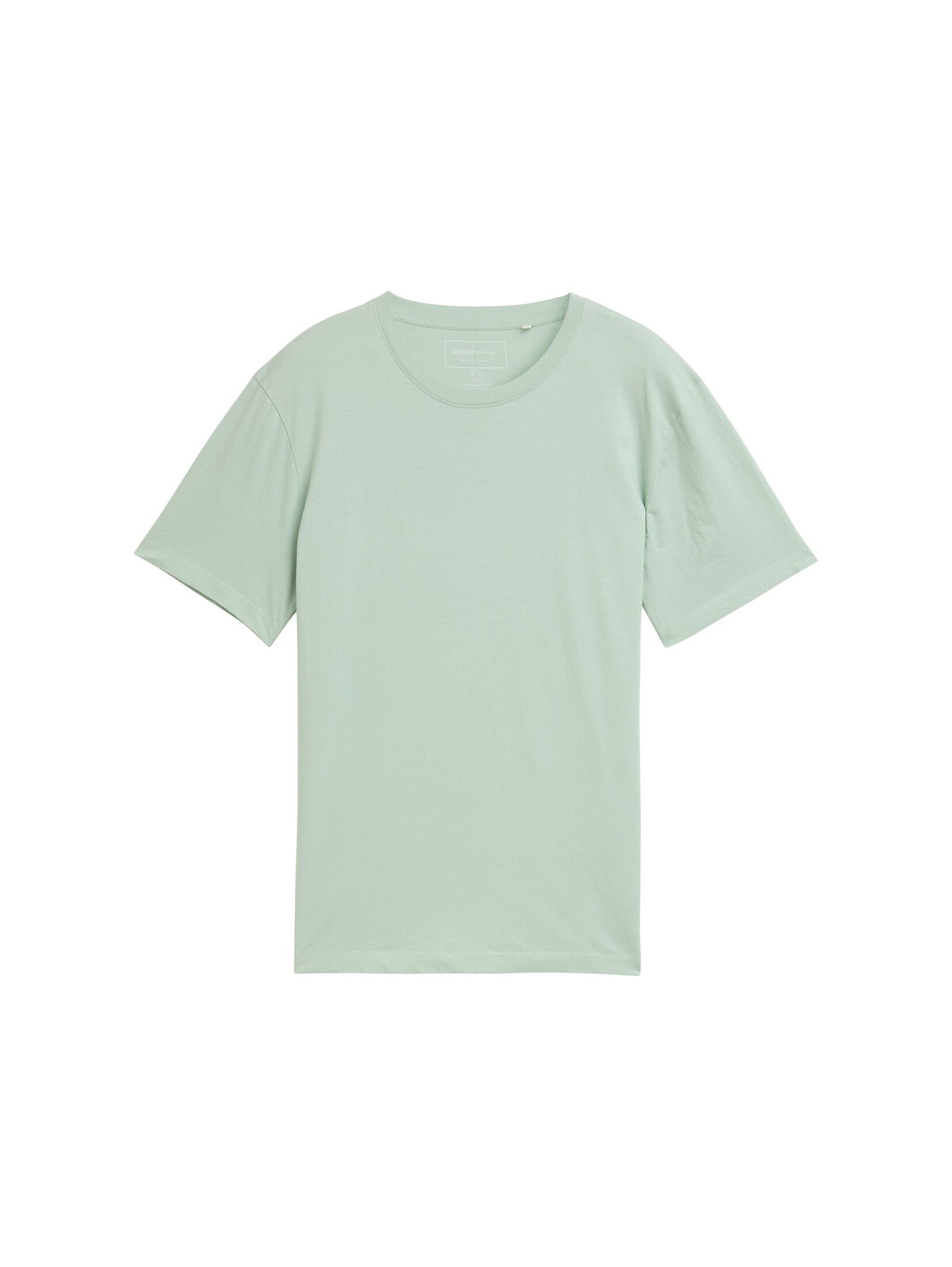 TOM TAILOR Denim T-Shirt T-Shirt Basic T-Shirt in Unifarben günstig online kaufen