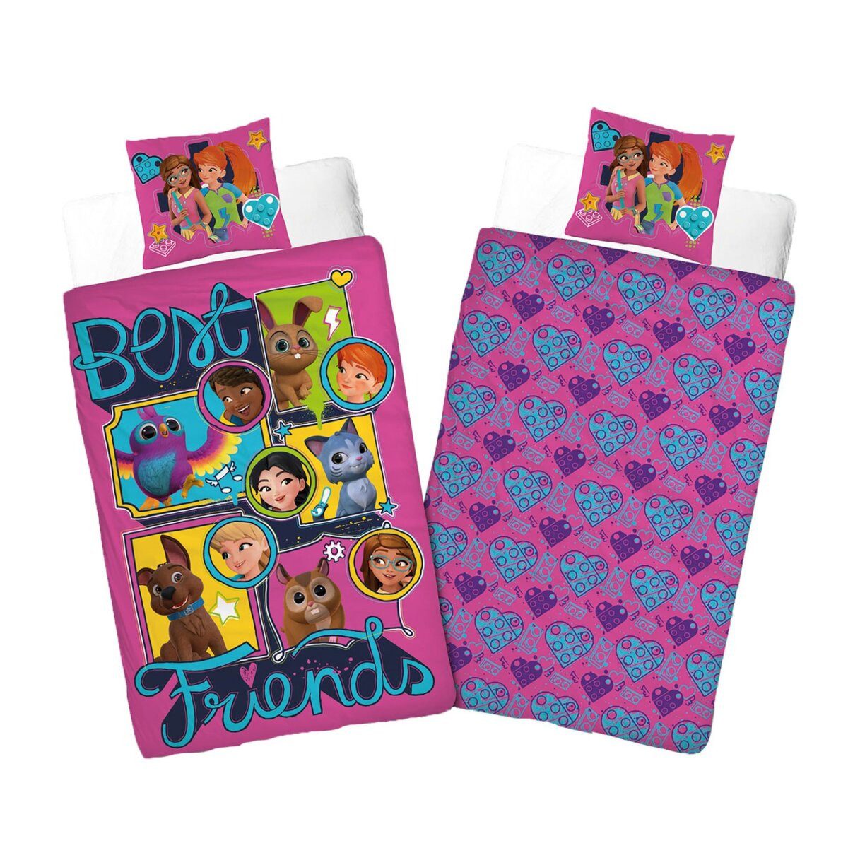 LEGO® Постельное белье LEGO Постельное белье-Set Bettbezug 140x200 cm 60x70 cm, 100% Baumwolle