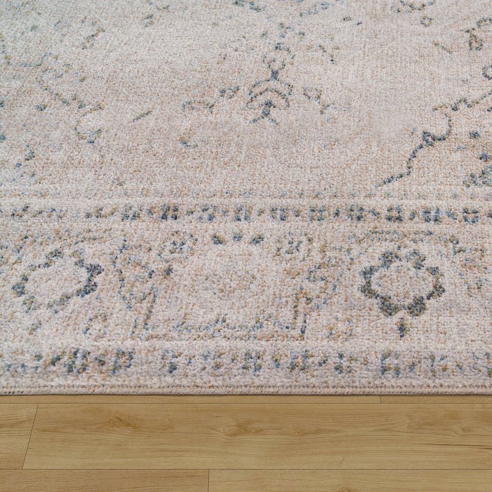 Teppich Perugia 372, Paco Home, rechteckig, Höhe: 12 mm, Kurzflor, orientalisches  Muster, Vintage Design, waschbar